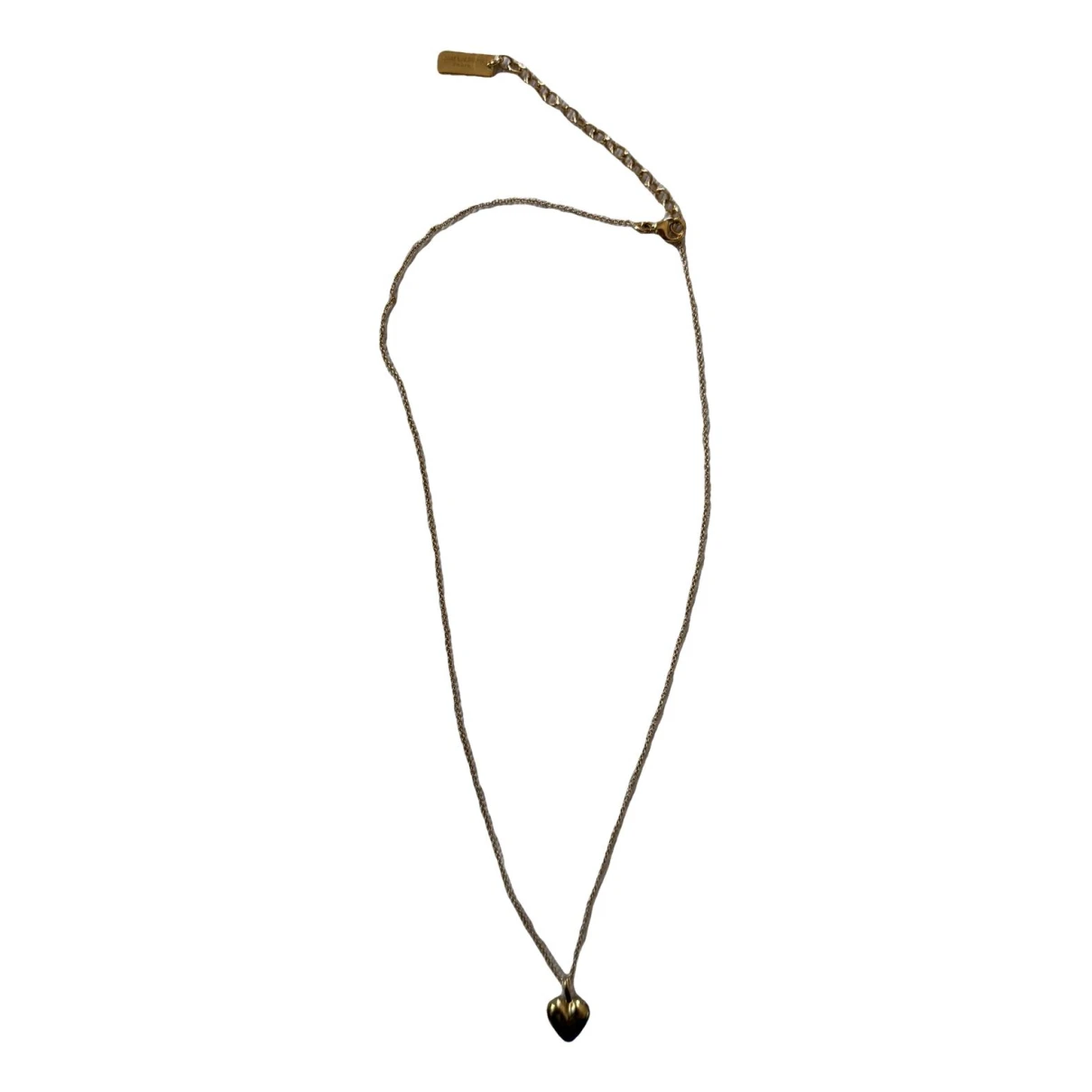 Pre-owned Saint Laurent Necklace In Gold