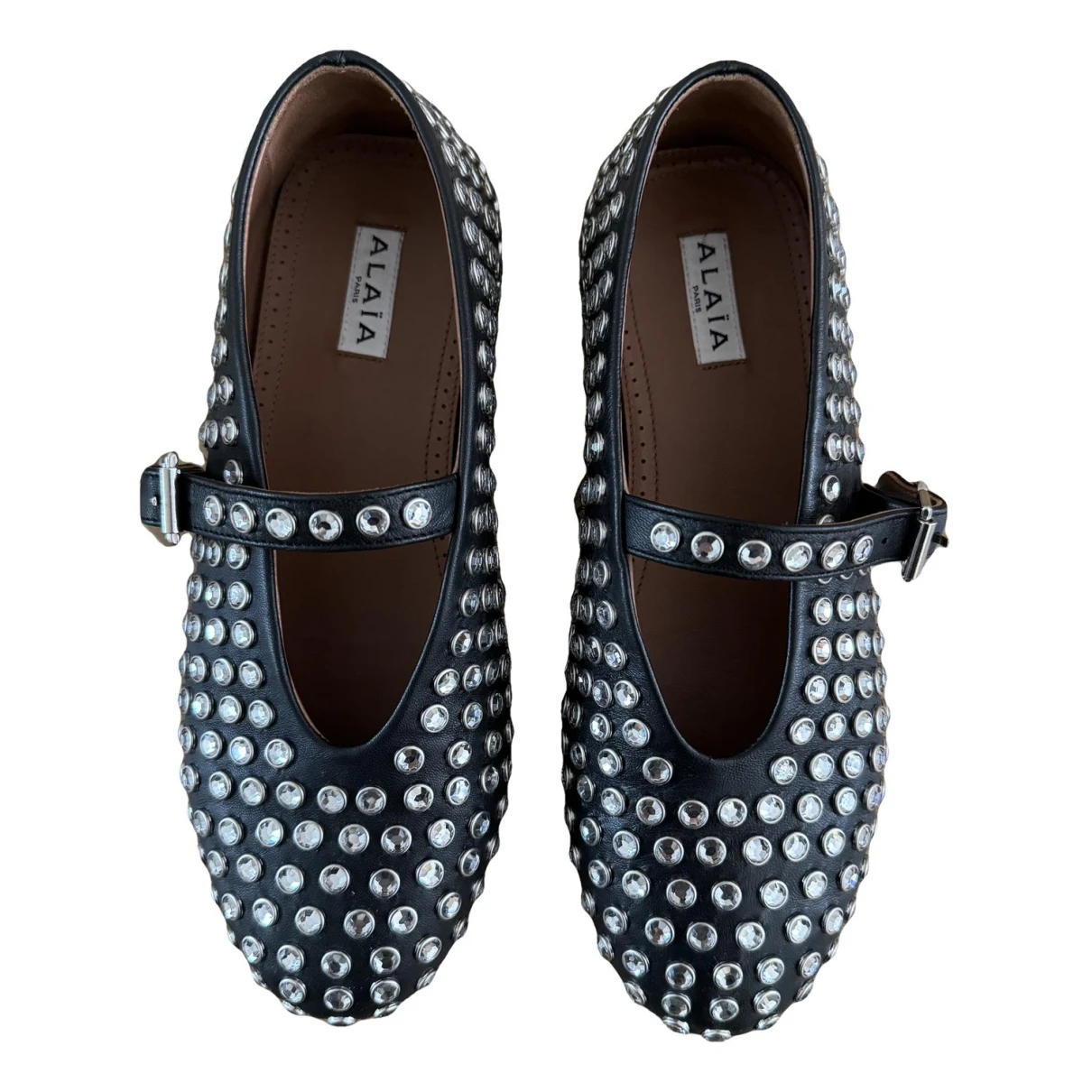 Pre-owned Alaïa Leather Flats In Other