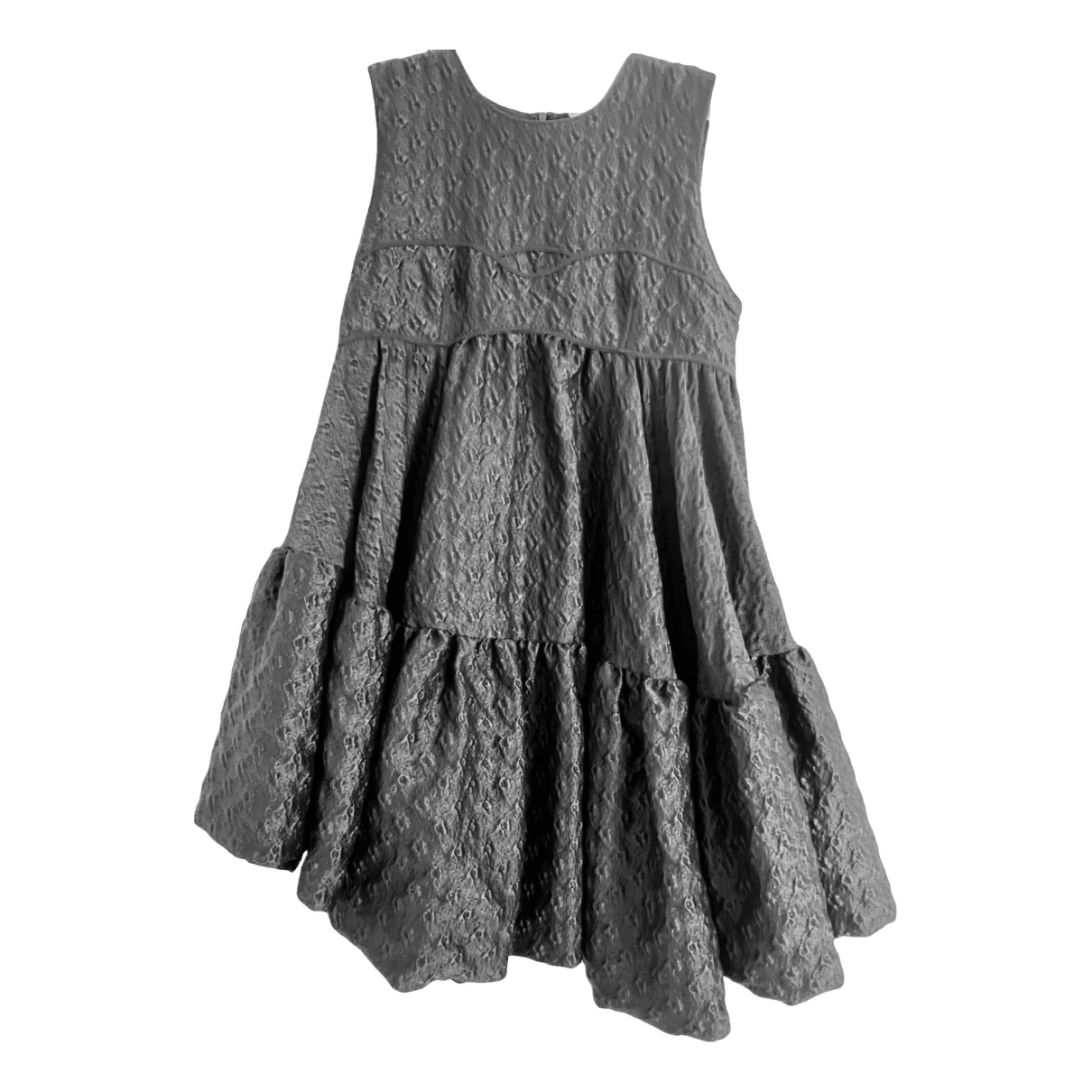 Pre-owned Cecilie Bahnsen Mini Dress In Black