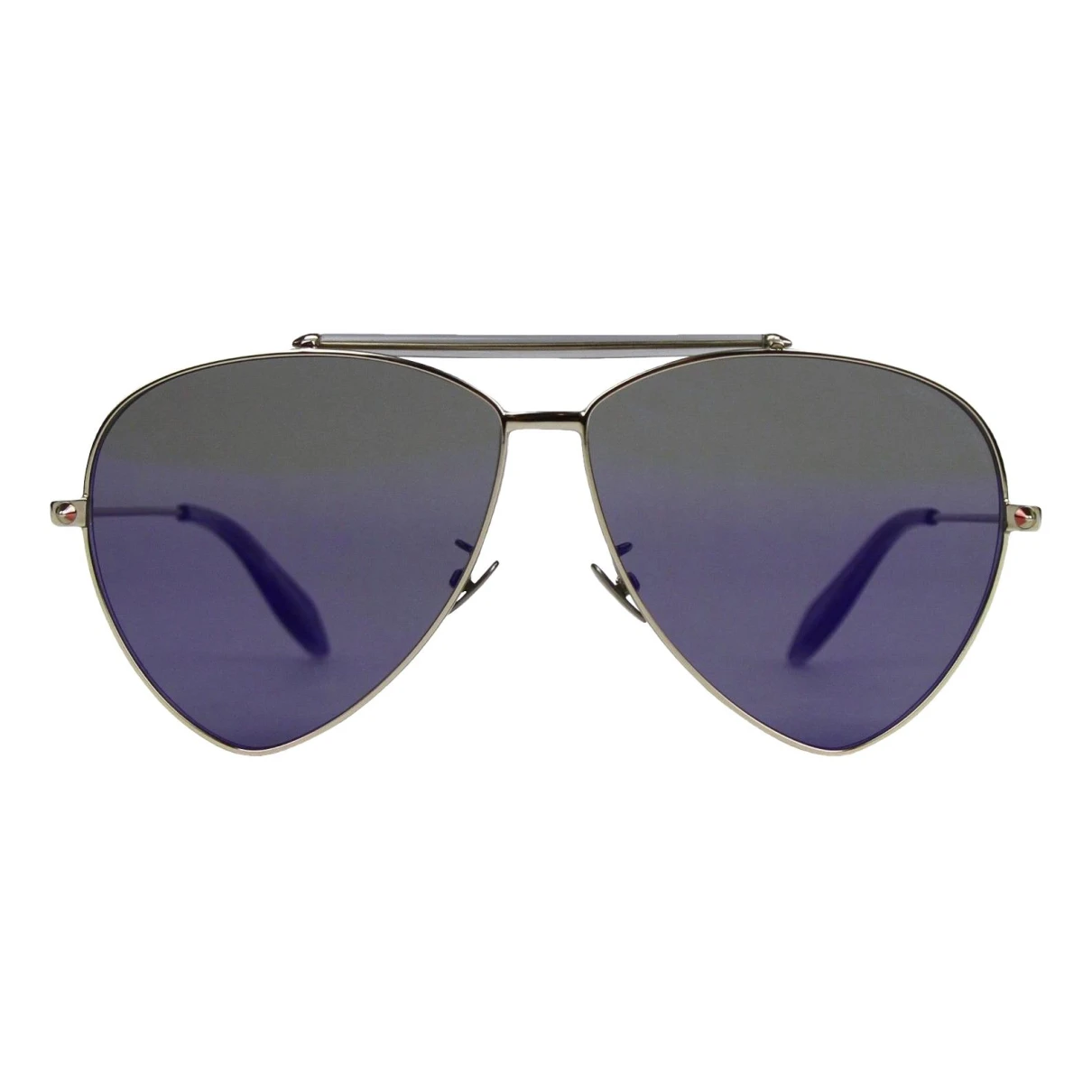 Pre-owned Alexander Mcqueen Sunglasses In Blue