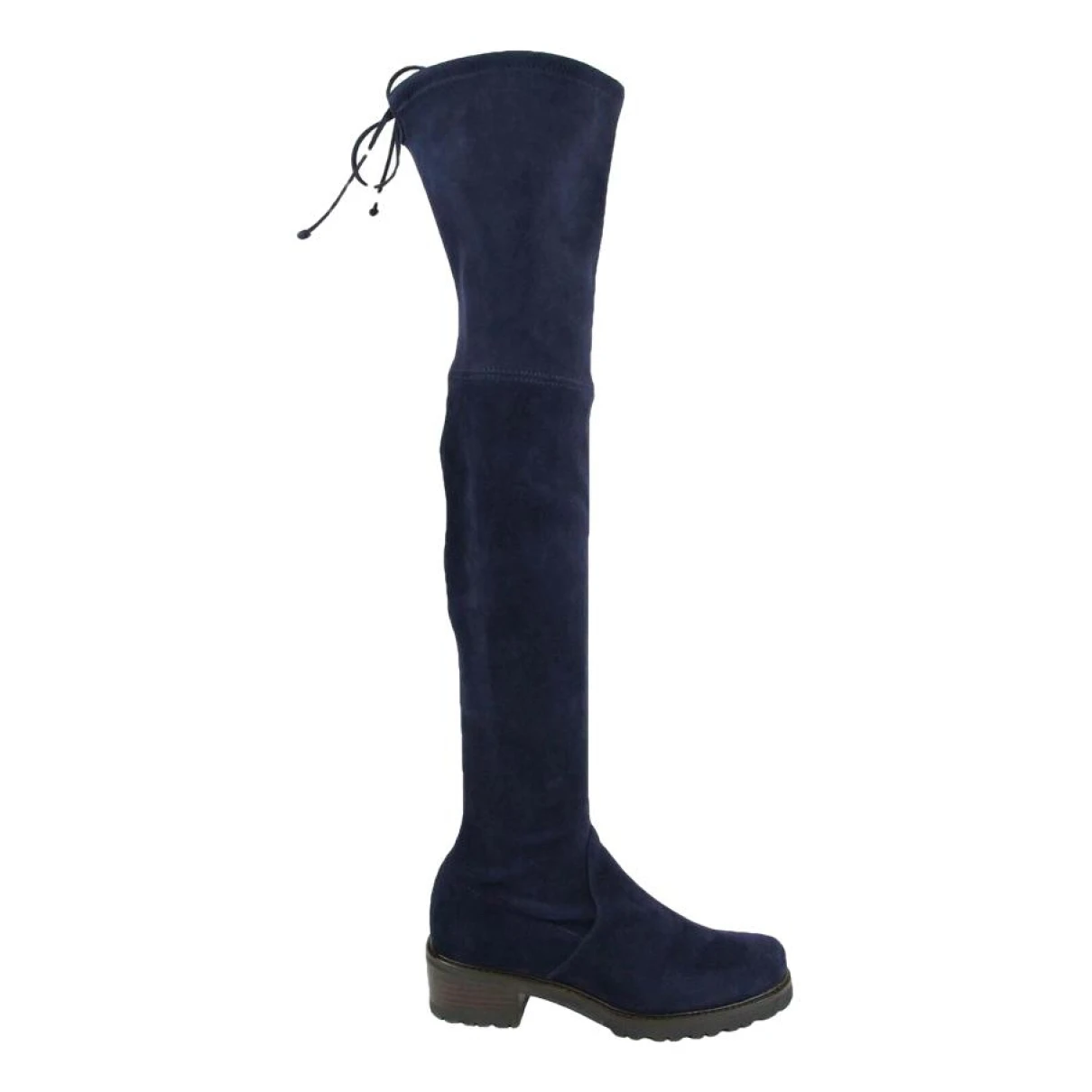 Pre-owned Stuart Weitzman Boots In Blue