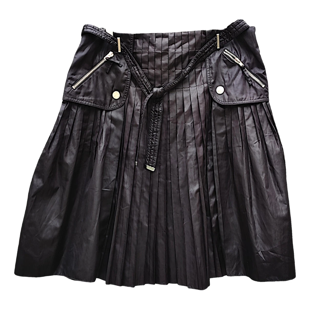 Pre-owned Paule Ka Mini Skirt In Black
