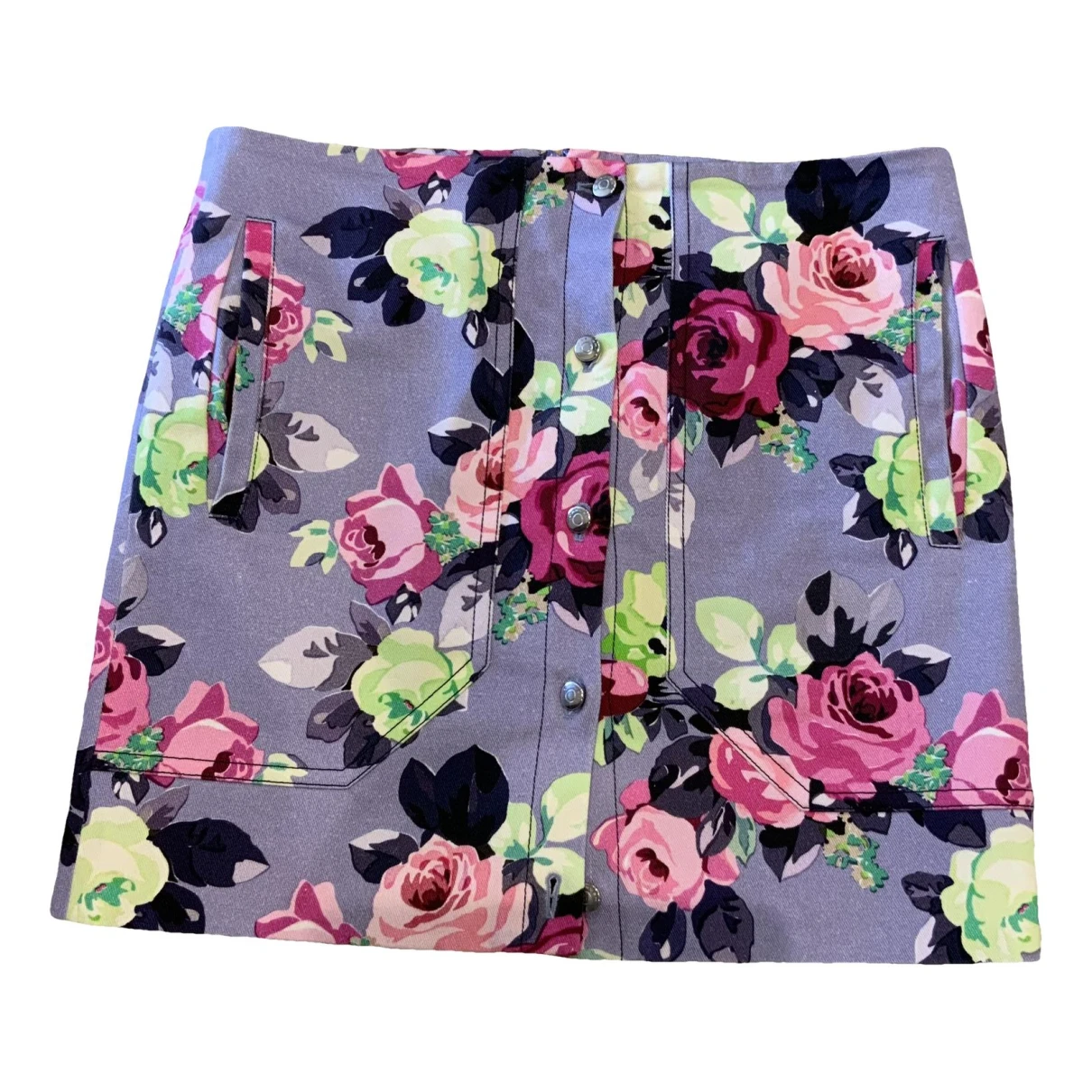 Pre-owned Carven Mini Skirt In Multicolour
