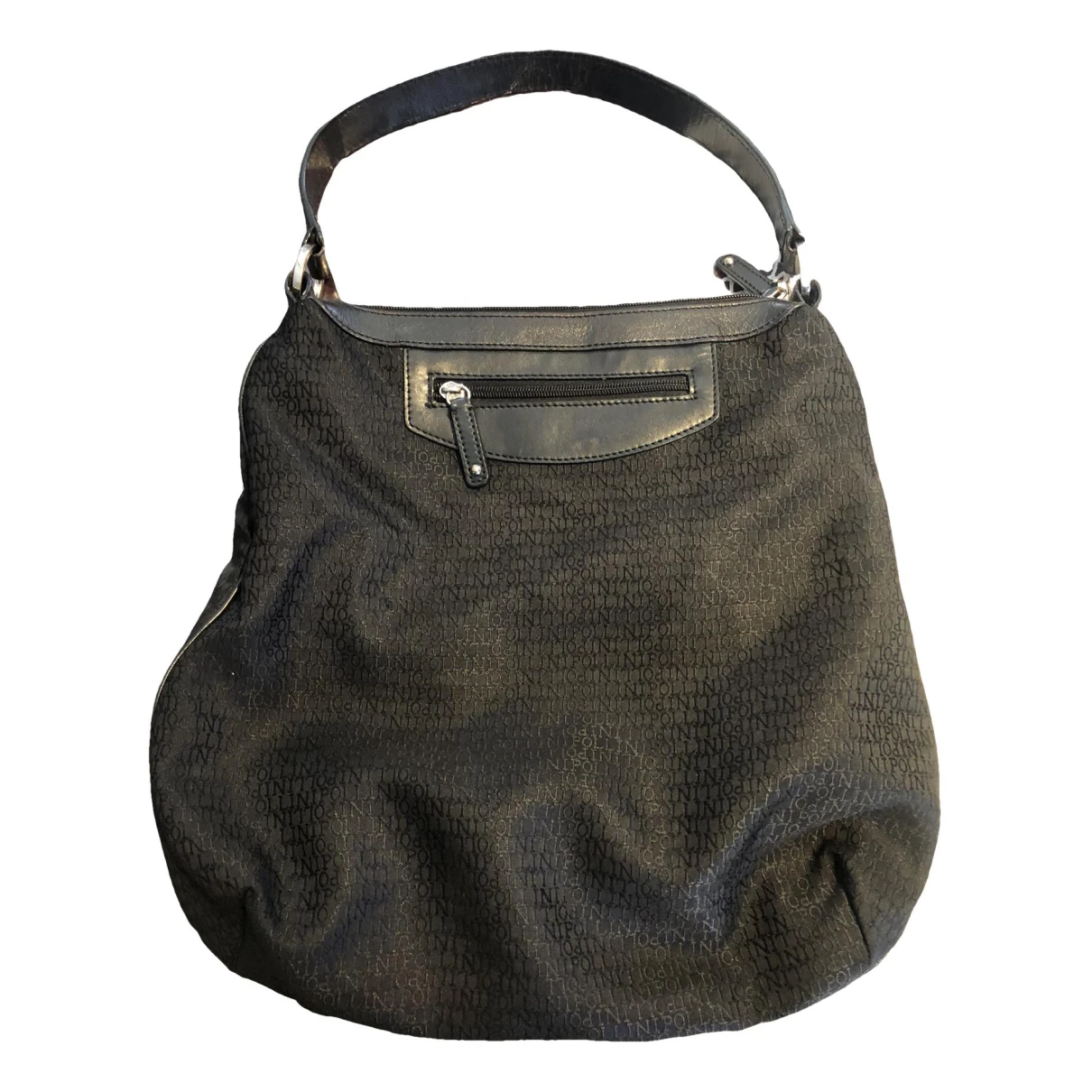 Pre-owned Pollini Cloth Tote In Brown