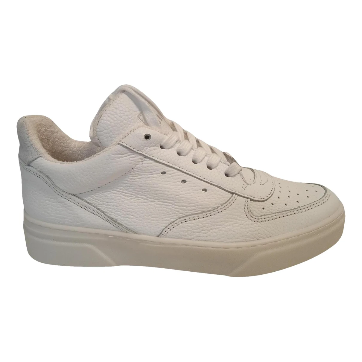 Pre-owned Steve Madden Leather Trainers In White