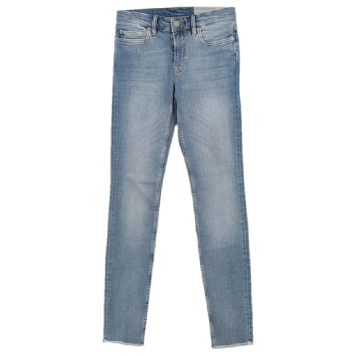 Pre-owned Allsaints Slim Jeans In Blue
