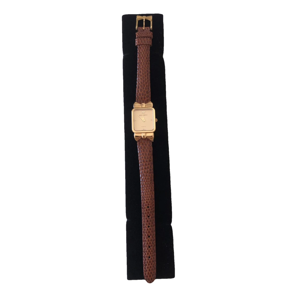 Pre-owned Nina Ricci Watch In Brown