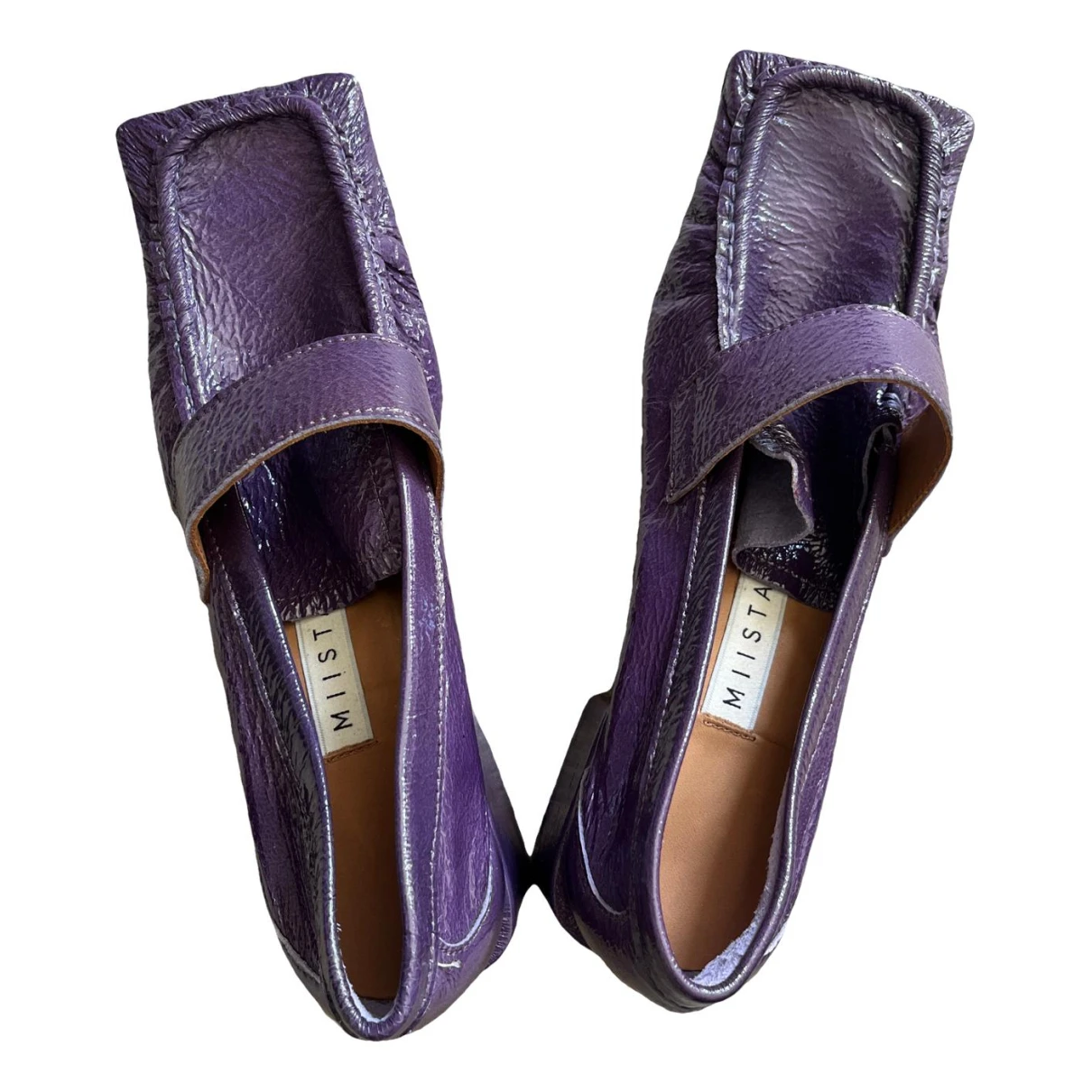 Pre-owned Miista Patent Leather Heels In Purple