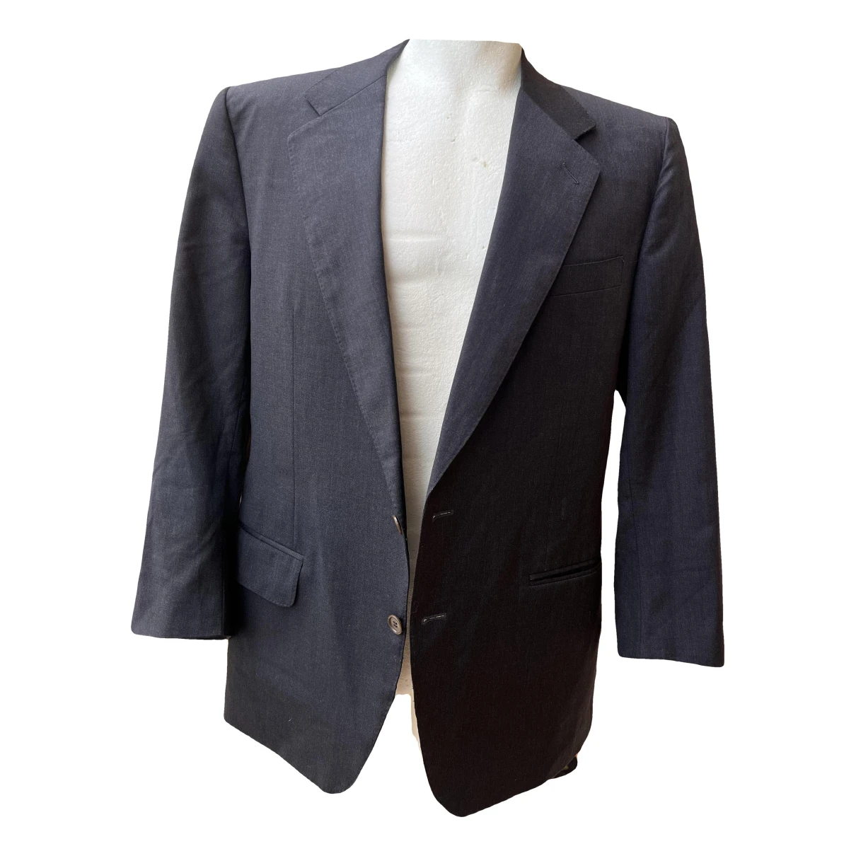 Pre-owned Canali Wool Vest In Black