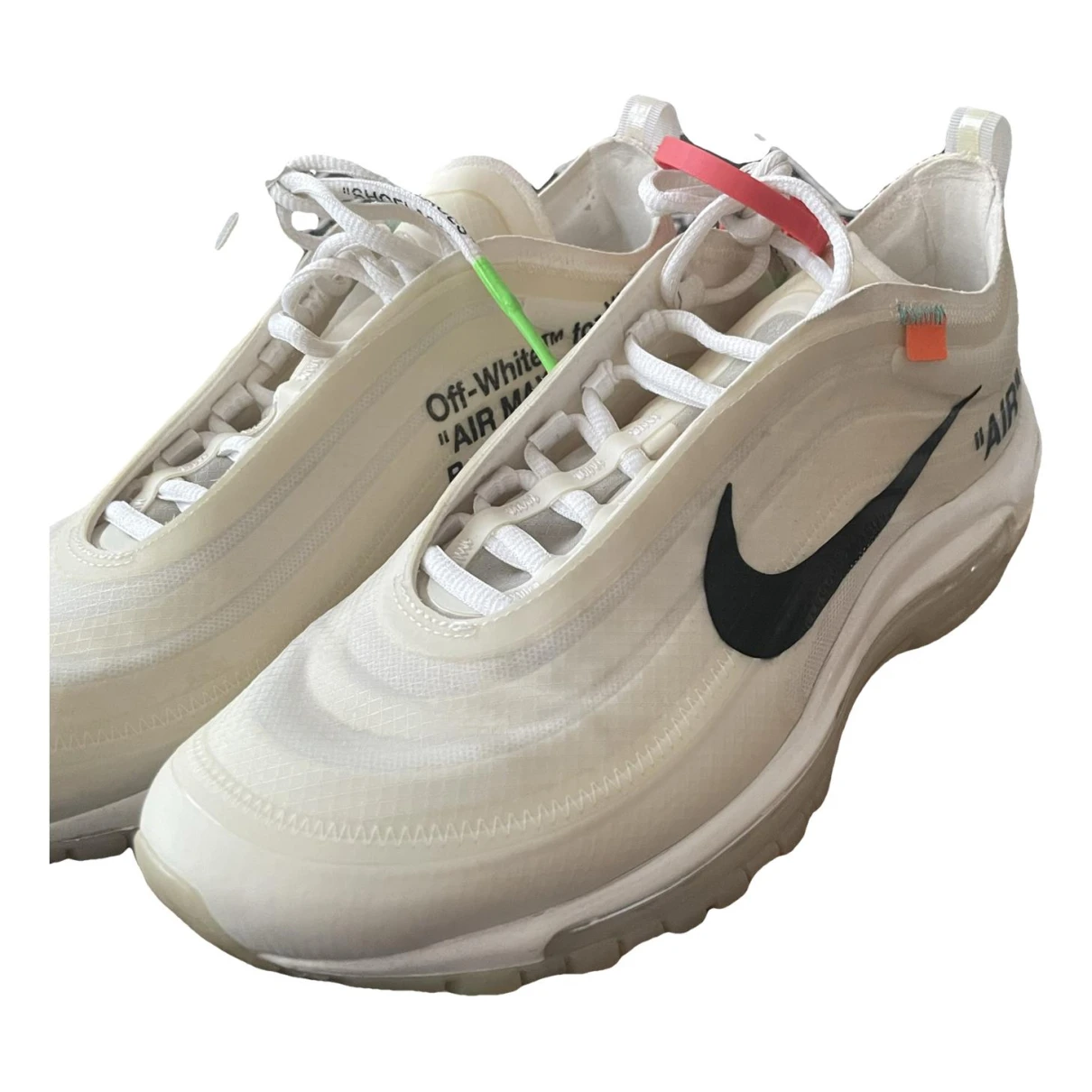 Pre-owned Nike X Off-white Cloth Boots In White