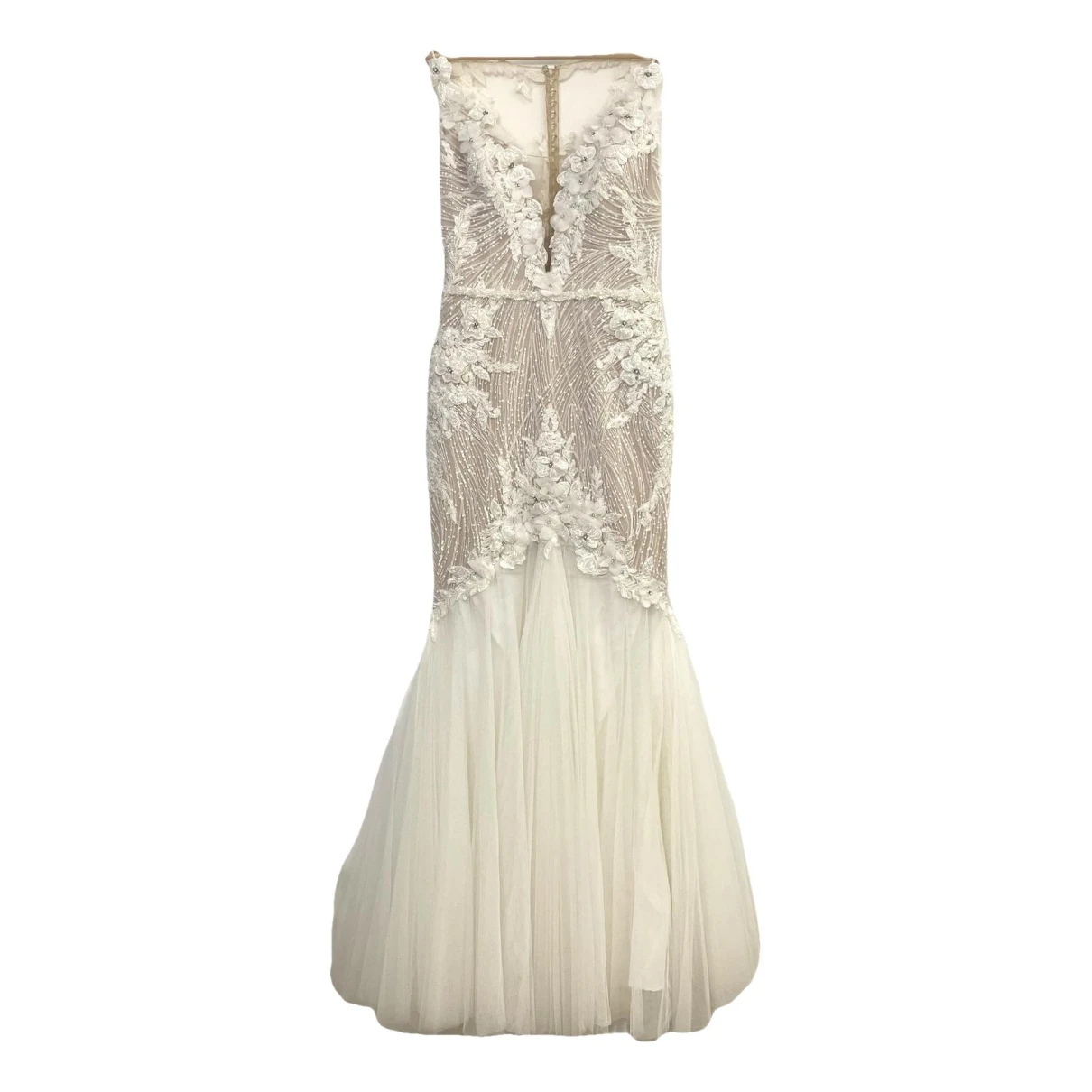 Pre-owned Pronovias Lace Dress In Other