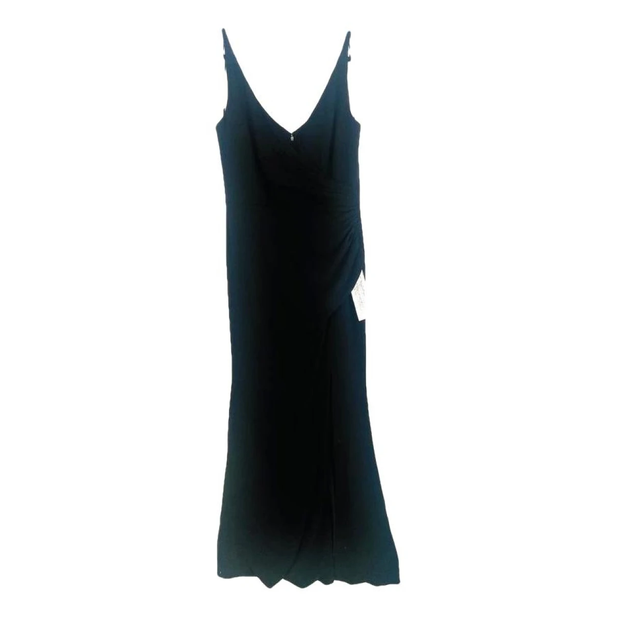 Pre-owned Dress The Population Maxi Dress In Black