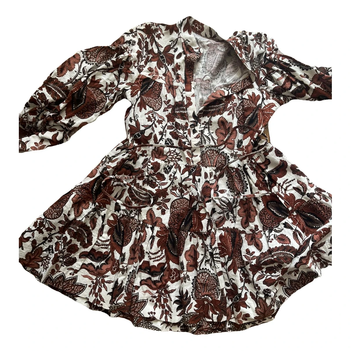Pre-owned Shona Joy Linen Mini Dress In Other