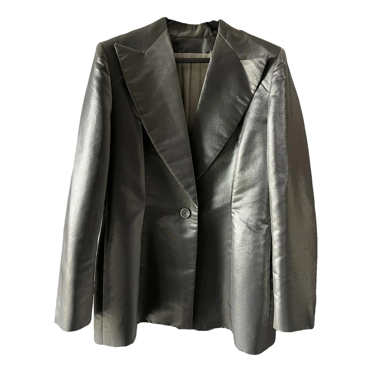 Pre-owned Givenchy Blazer In Silver