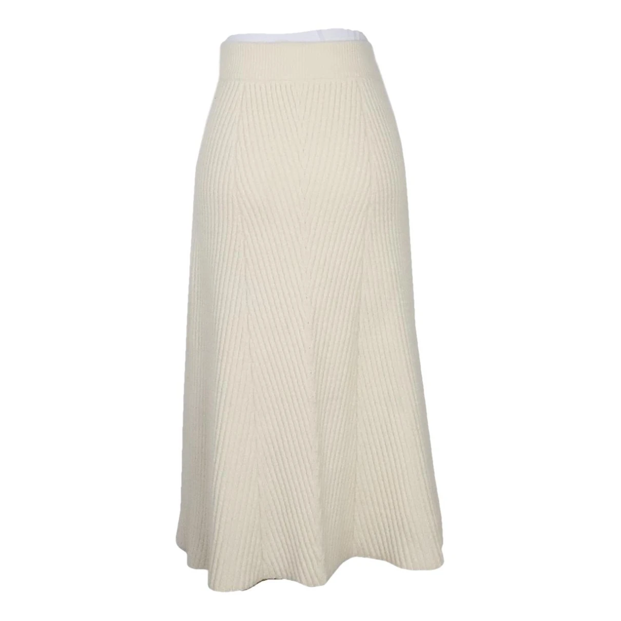 Pre-owned The Row Skirt In Beige