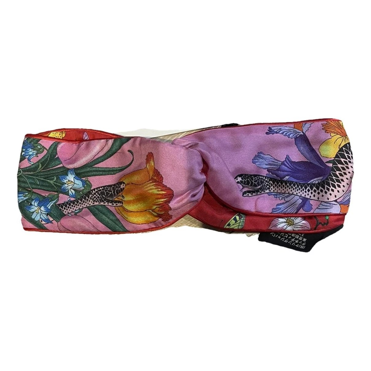 Pre-owned Gucci Silk Scarf In Multicolour
