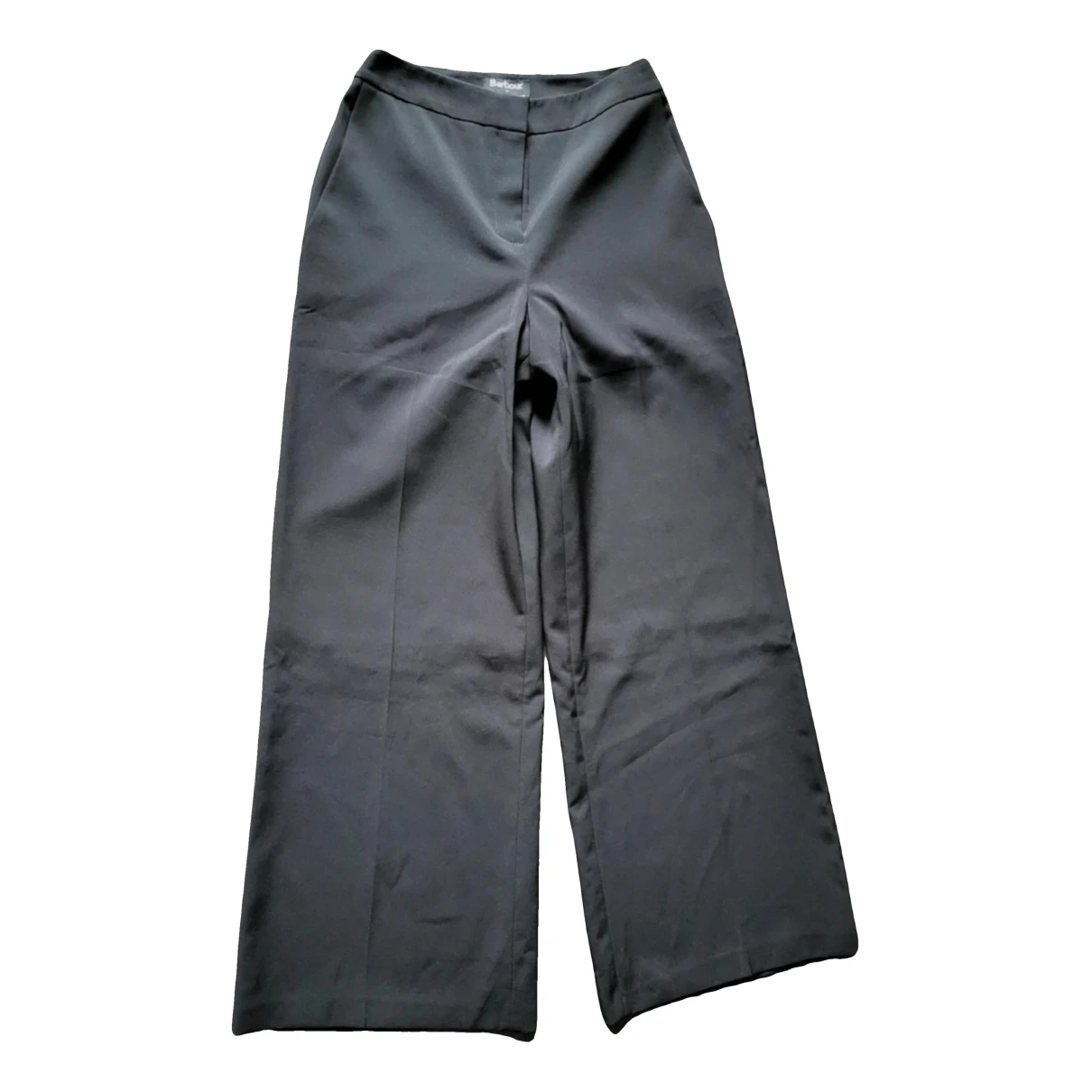 Pre-owned Barbour Large Pants In Black