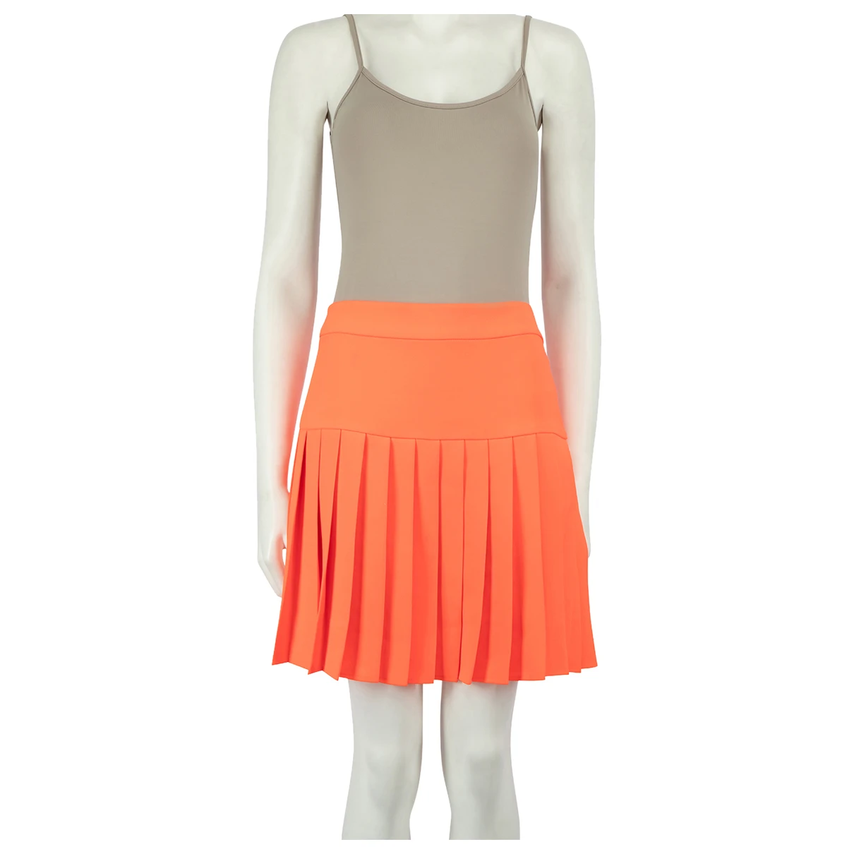 Pre-owned Alexander Mcqueen Mini Skirt In Orange