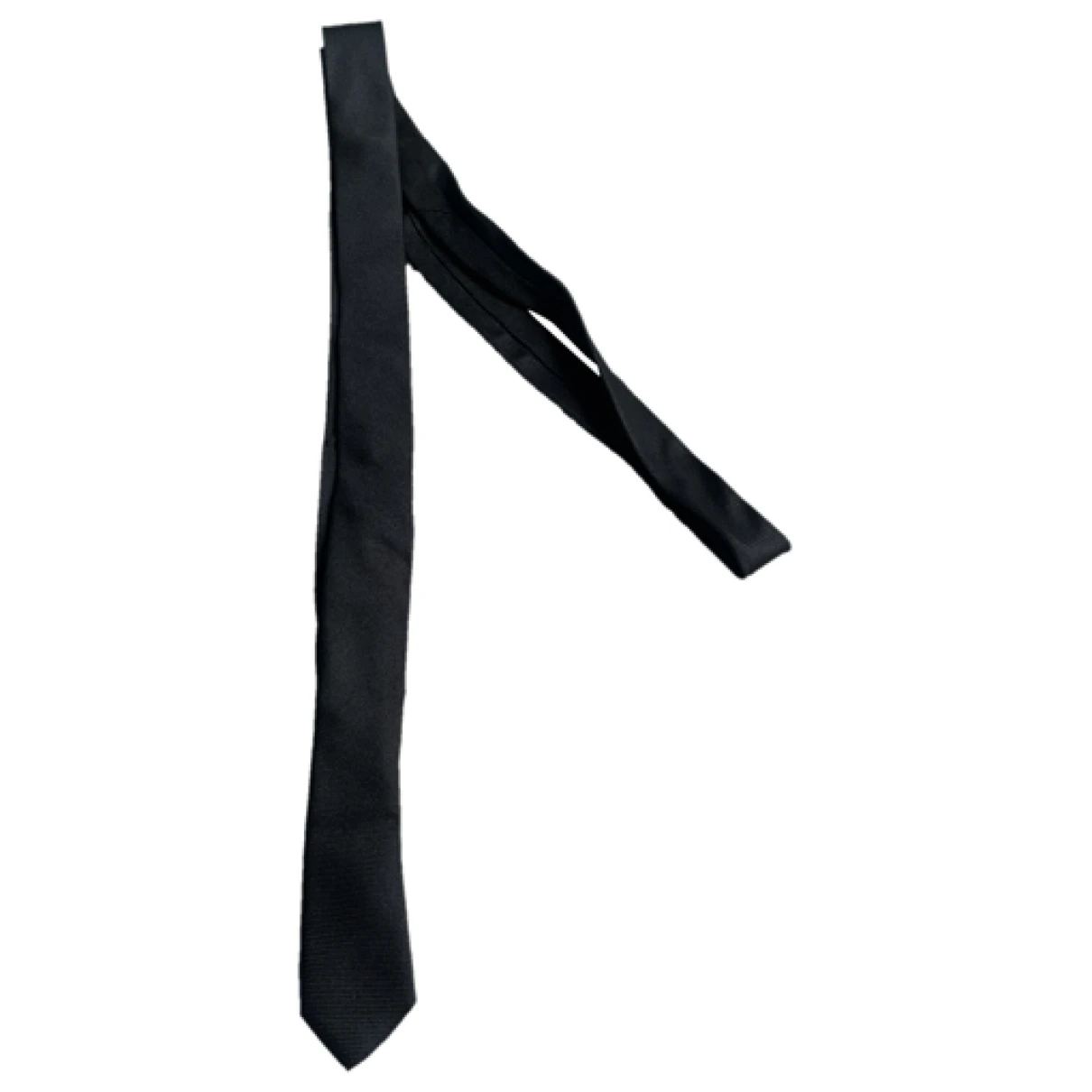 Pre-owned Dolce & Gabbana Silk Tie In Black