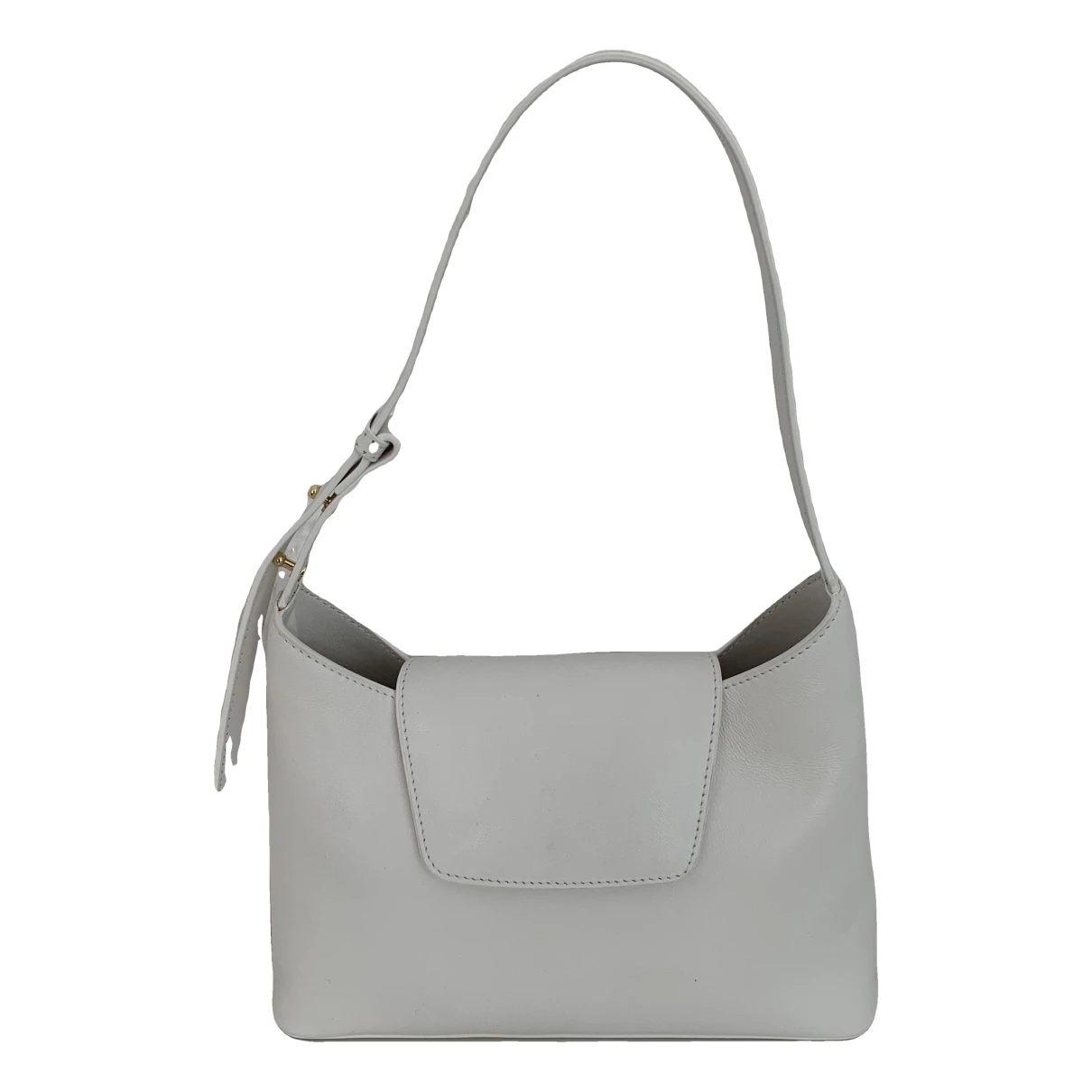 Pre-owned Elleme Leather Handbag In White