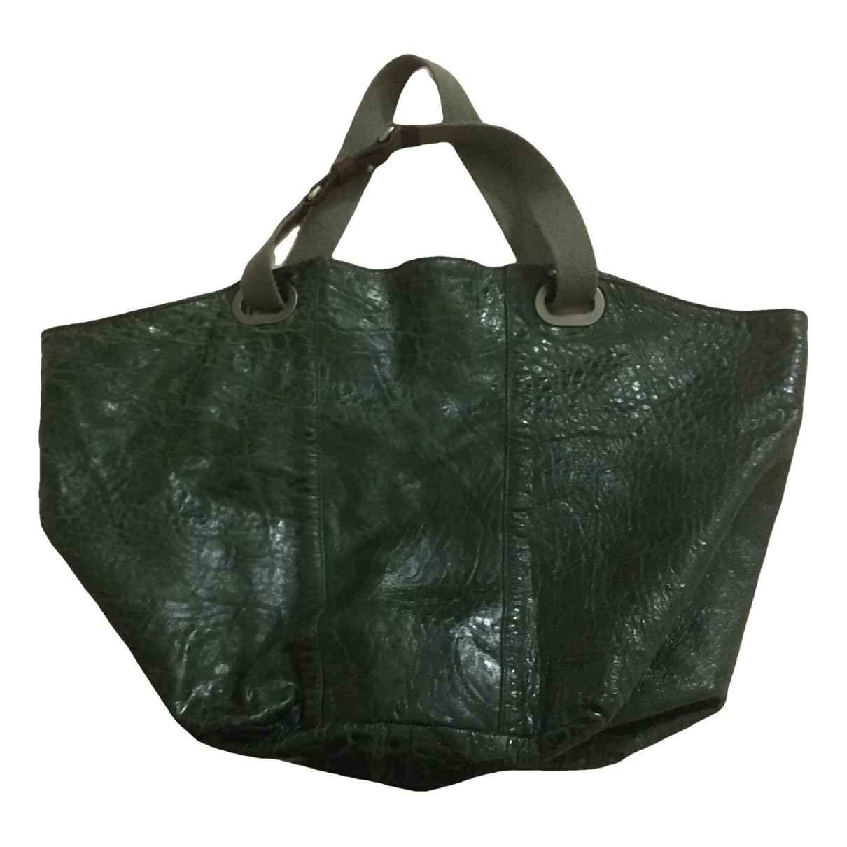 Pre-owned Marni Leather Handbag In Green