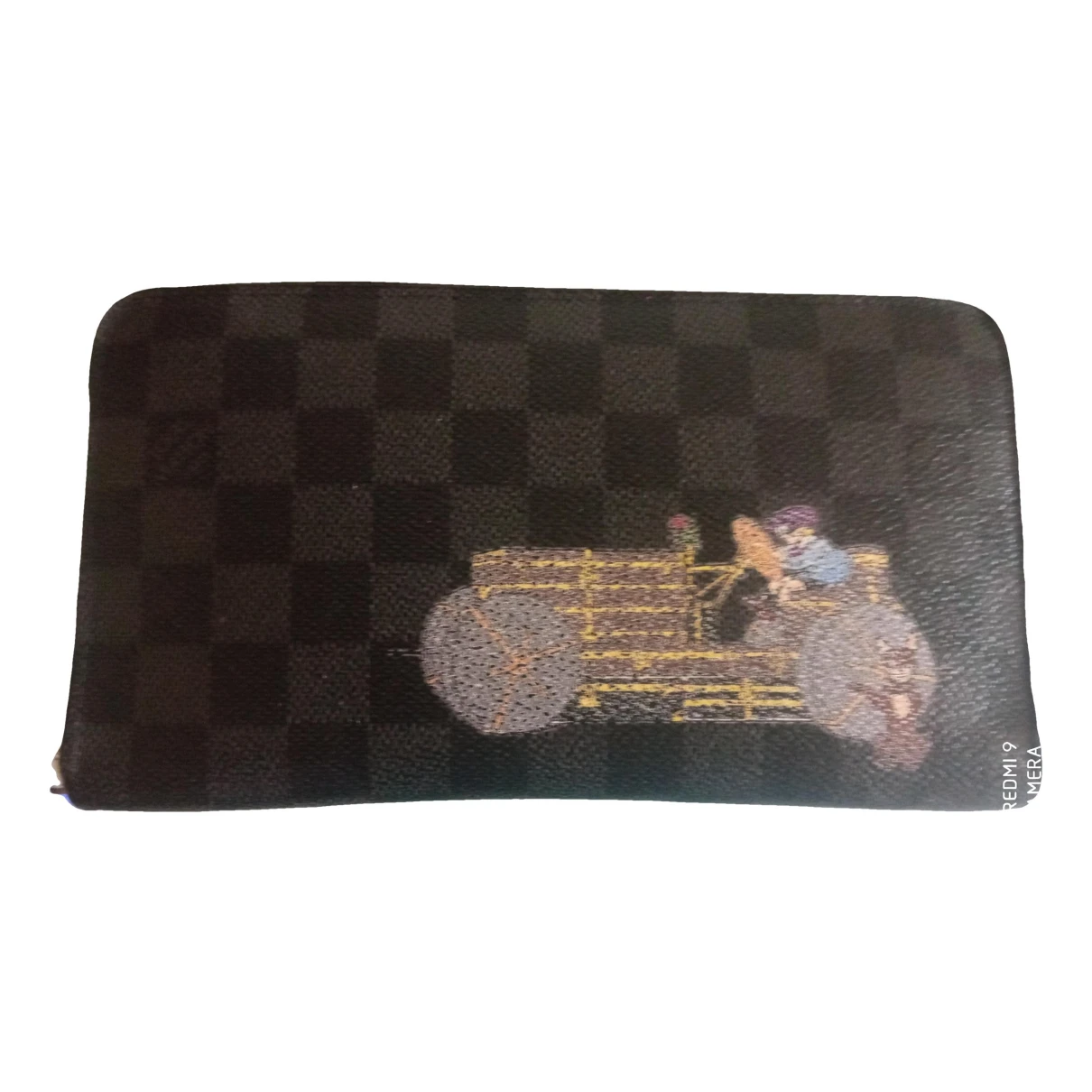 Pre-owned Louis Vuitton Insolite Leather Wallet In Black