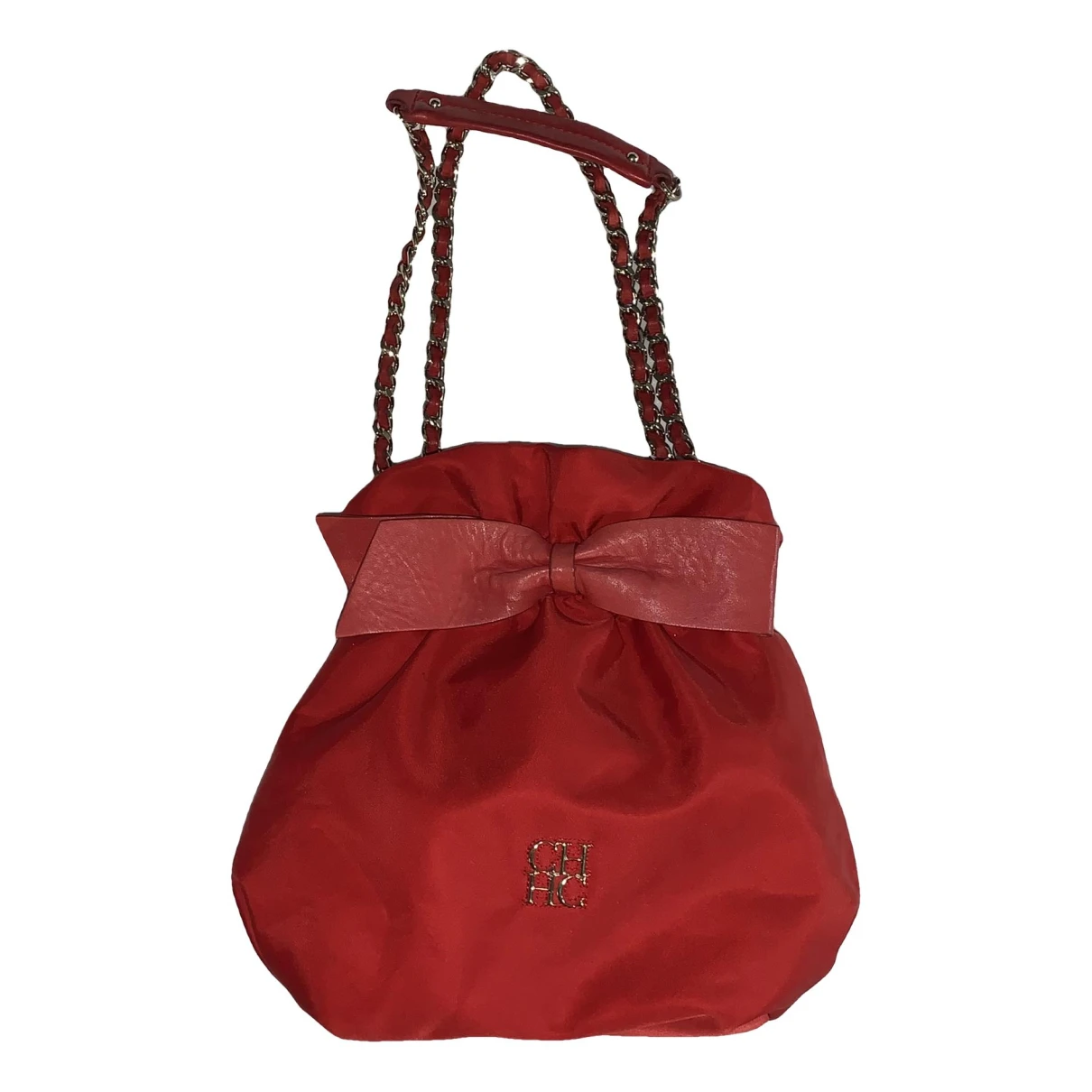 Pre-owned Carolina Herrera Handbag In Red