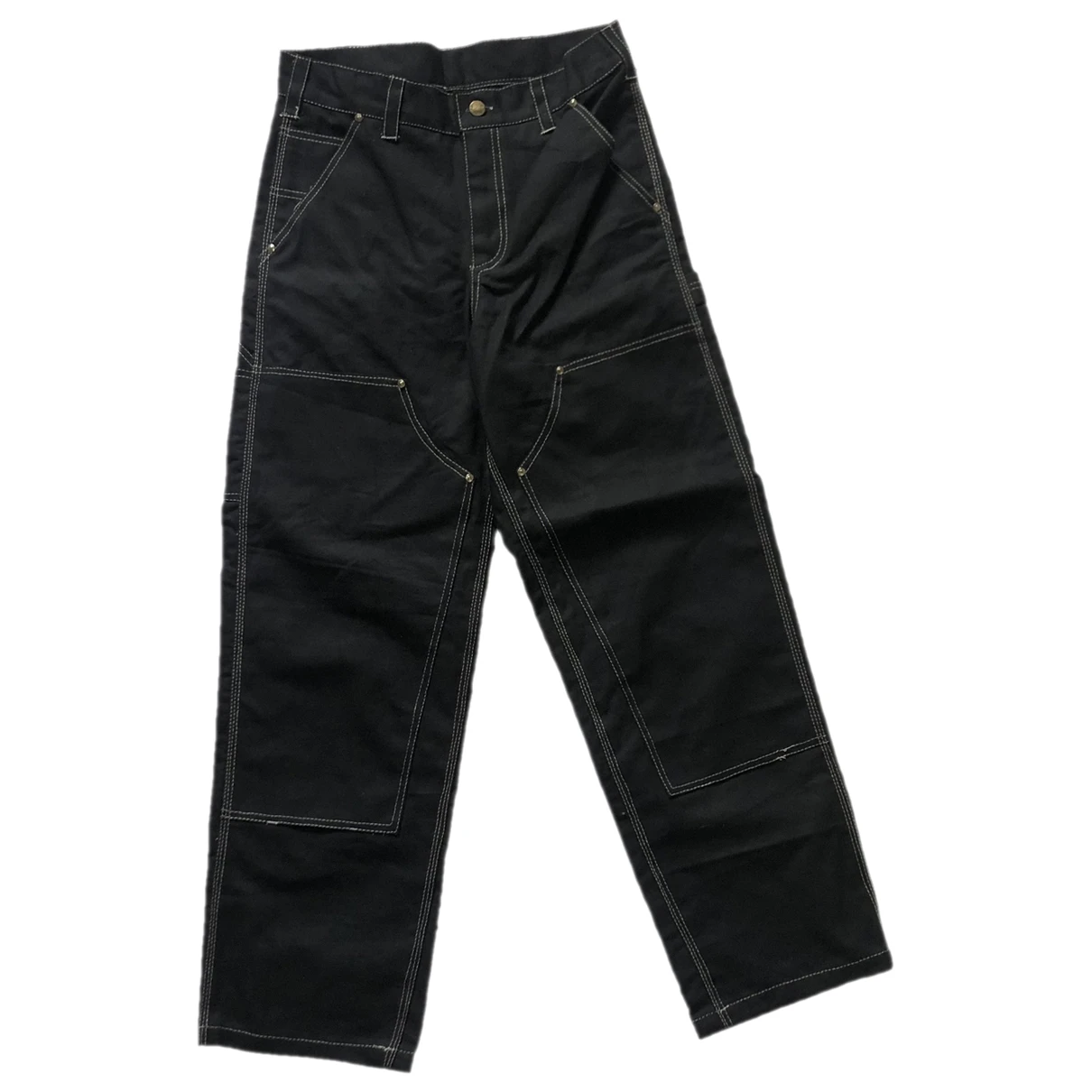 Pre-owned Carhartt Trousers In Black
