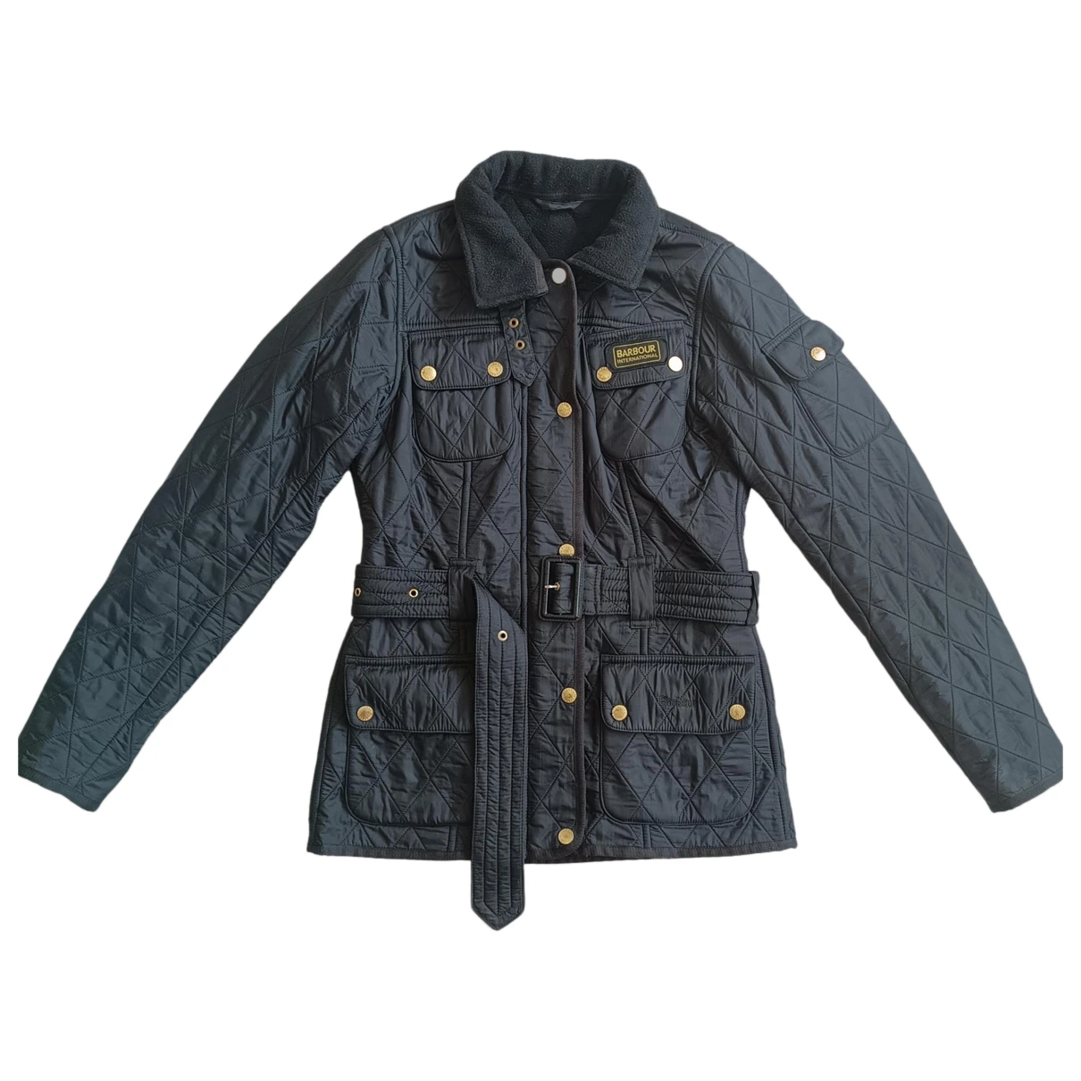 Pre-owned Barbour Puffer In Black