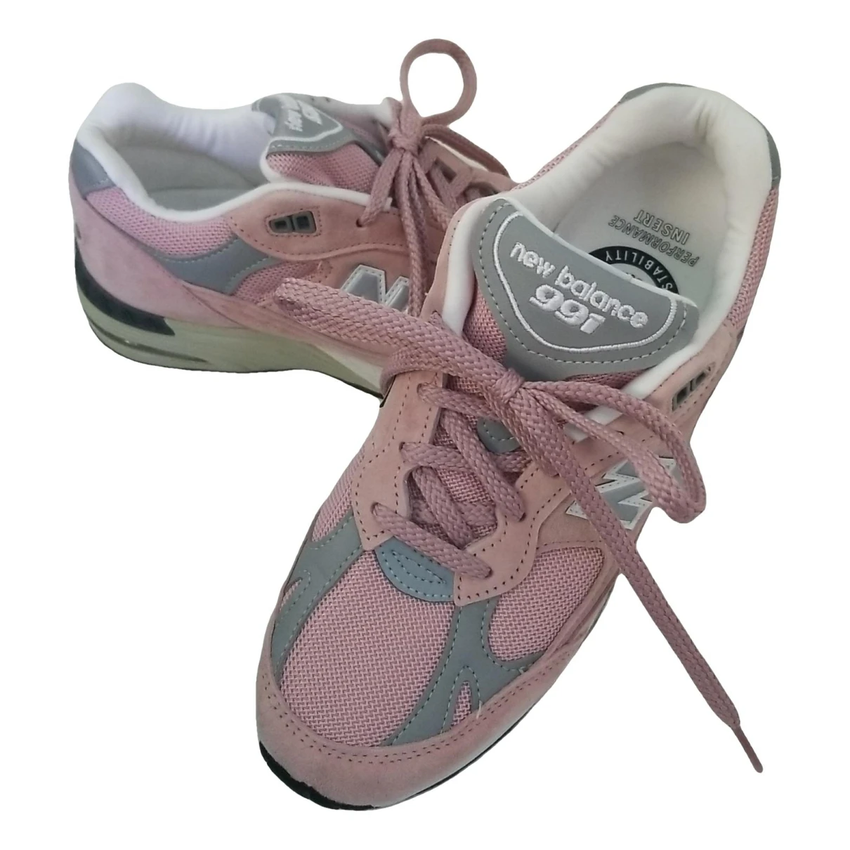 Pre-owned New Balance 991 Trainers In Pink