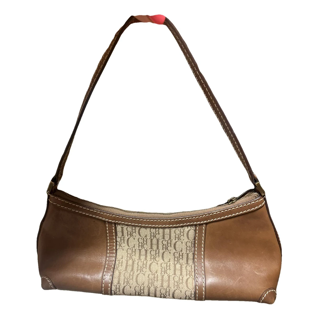 Pre-owned Carolina Herrera Leather Mini Bag In Brown