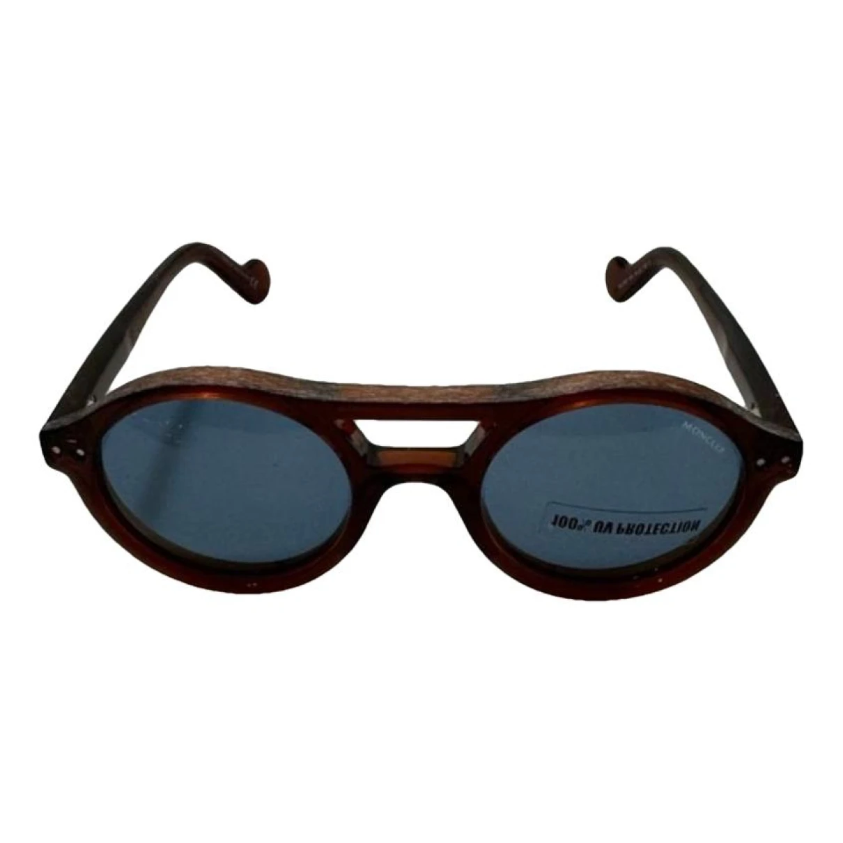 Pre-owned Moncler Sunglasses In Brown