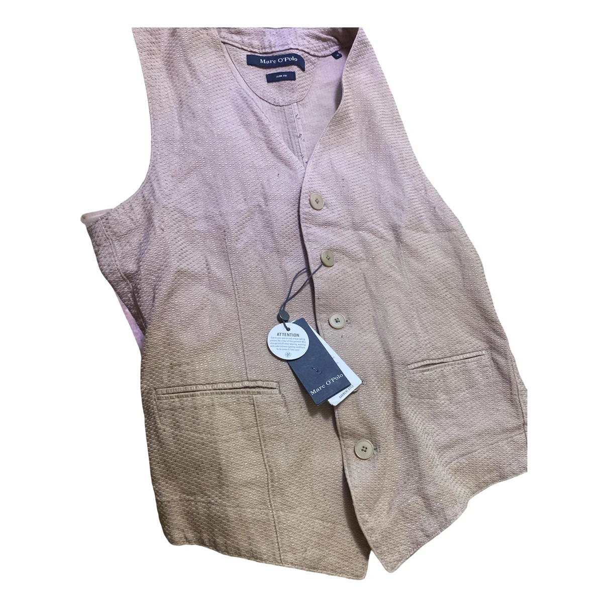 Pre-owned Marc O'polo Vest In Beige