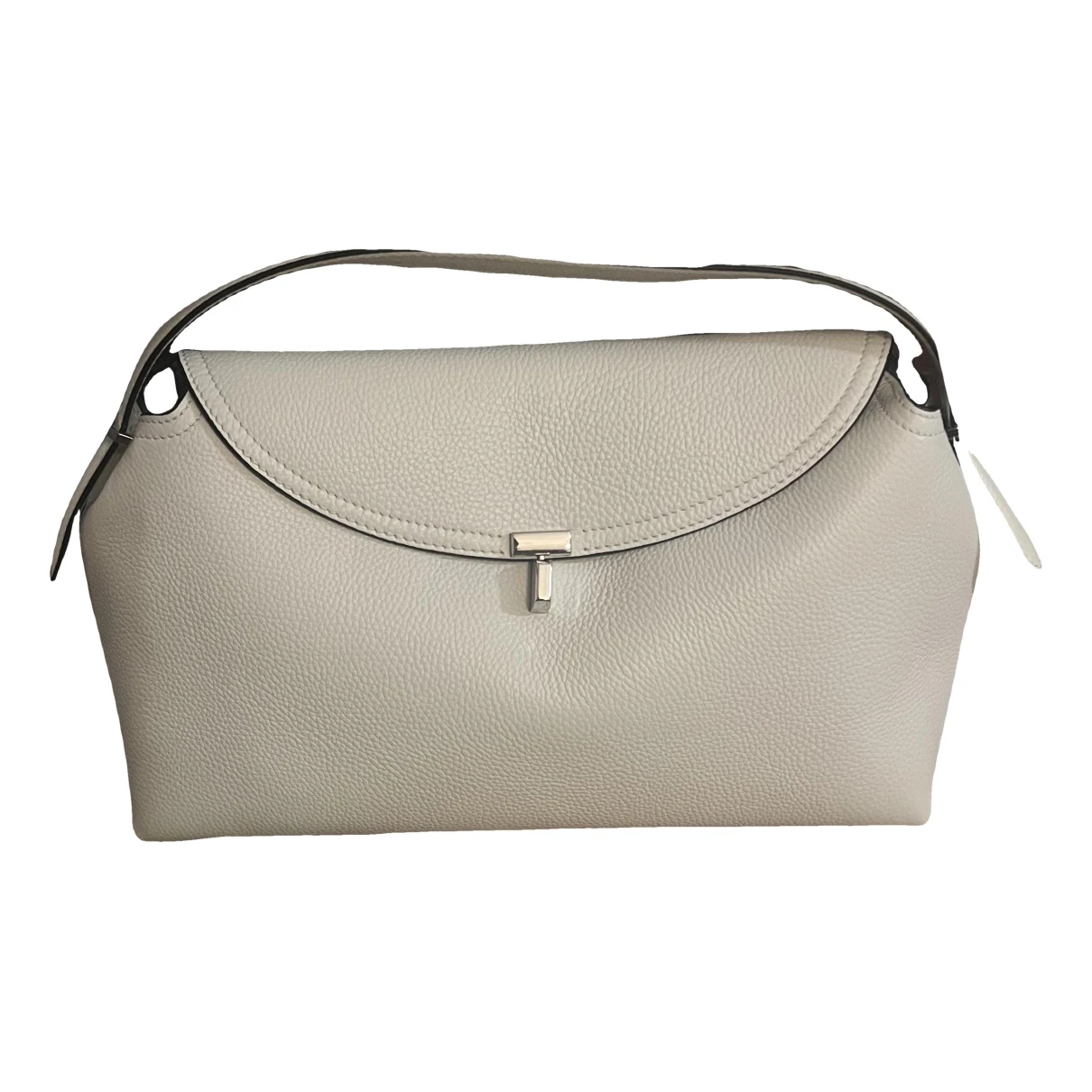 Pre-owned Totême Leather Handbag In White