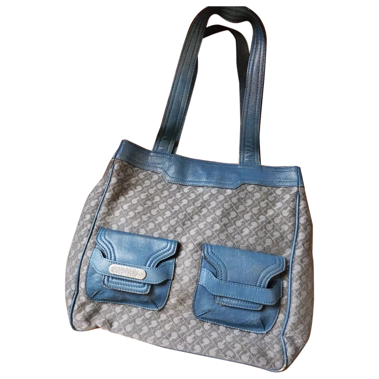 Pre-owned Gherardini Cloth Handbag In Blue