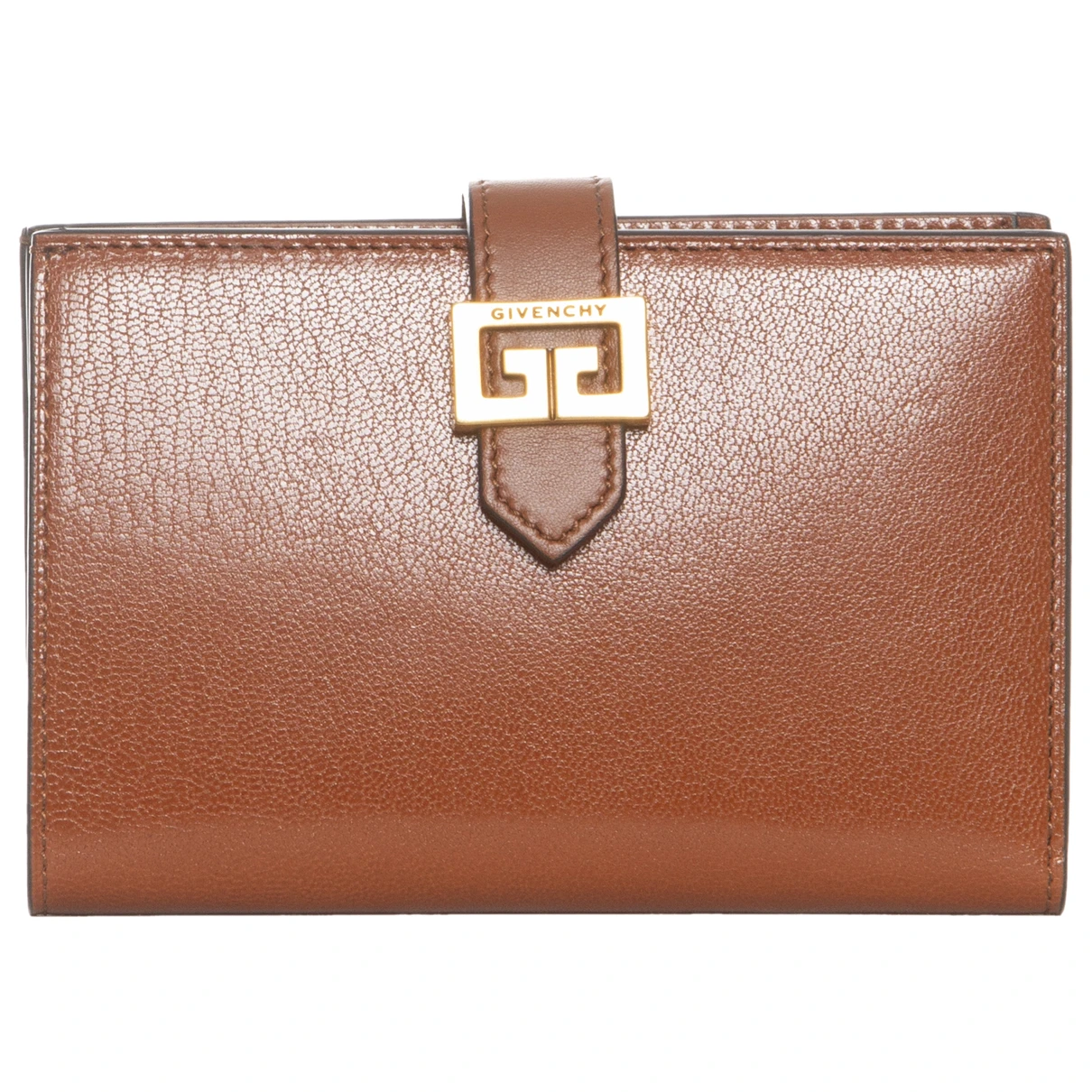Pre-owned Givenchy Leather Wallet In Brown