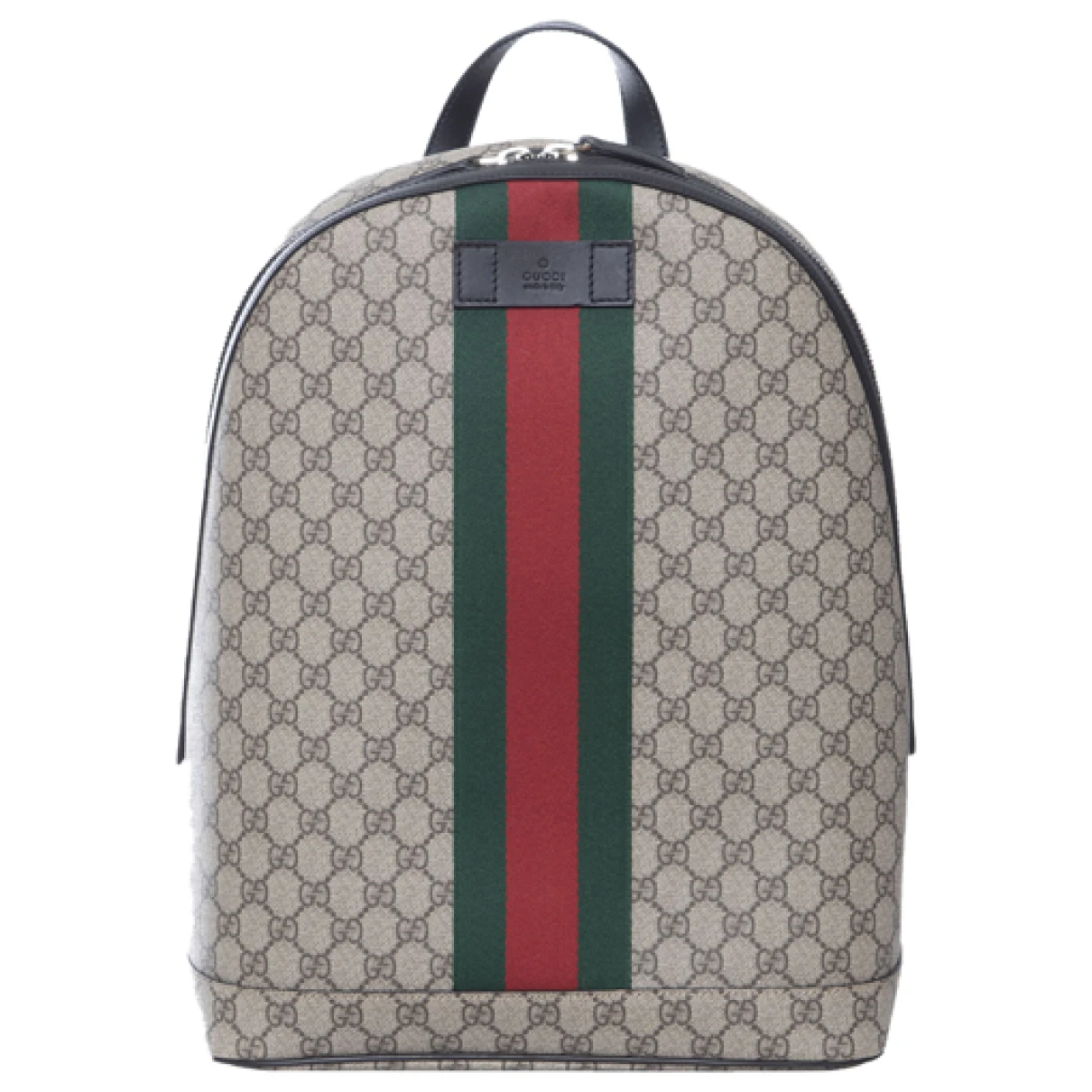 Pre-owned Gucci Leather Backpack In Brown