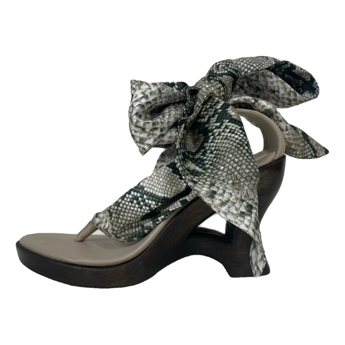 Pre-owned Zimmermann Cloth Sandal In Other