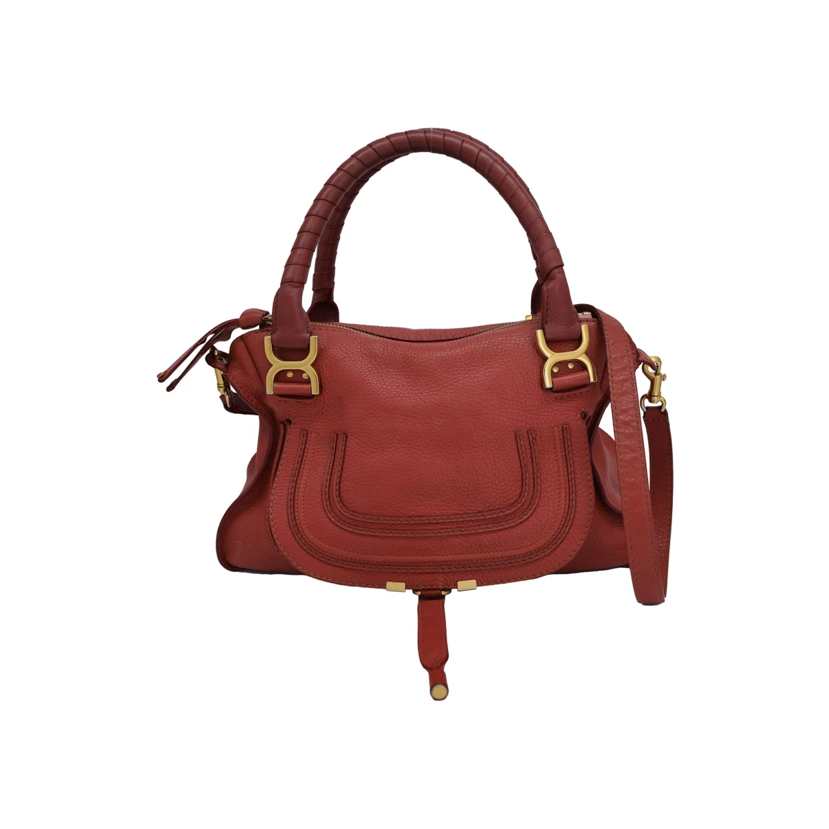 Pre-owned Chloé Leather Bag In Red