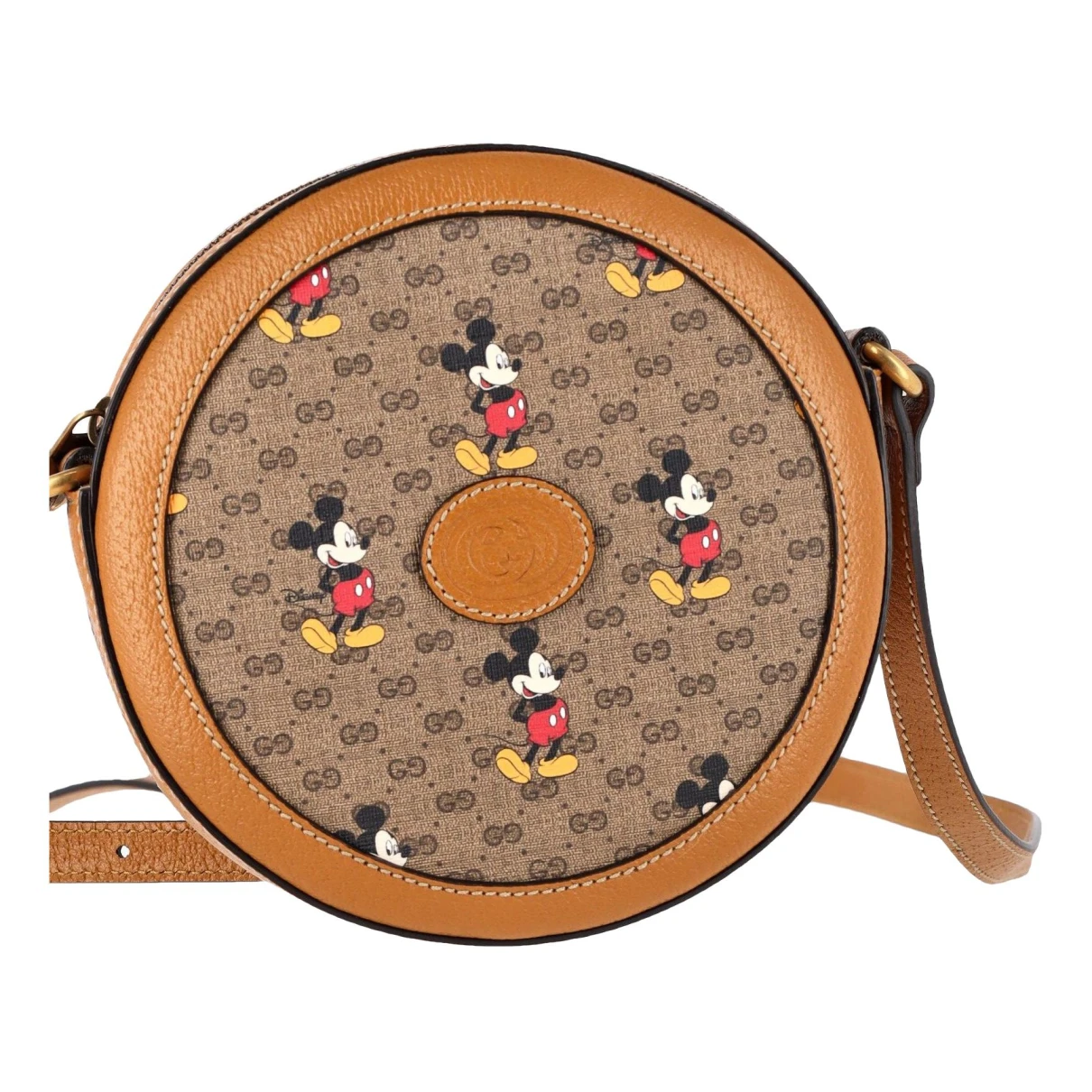 Pre-owned Disney X Gucci Handbag In Brown