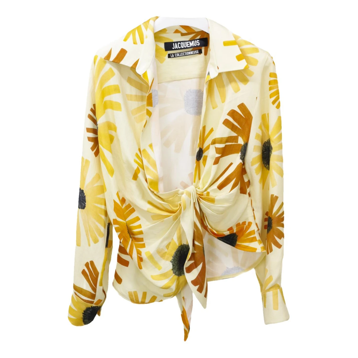 Pre-owned Jacquemus Bahia Blouse In Yellow