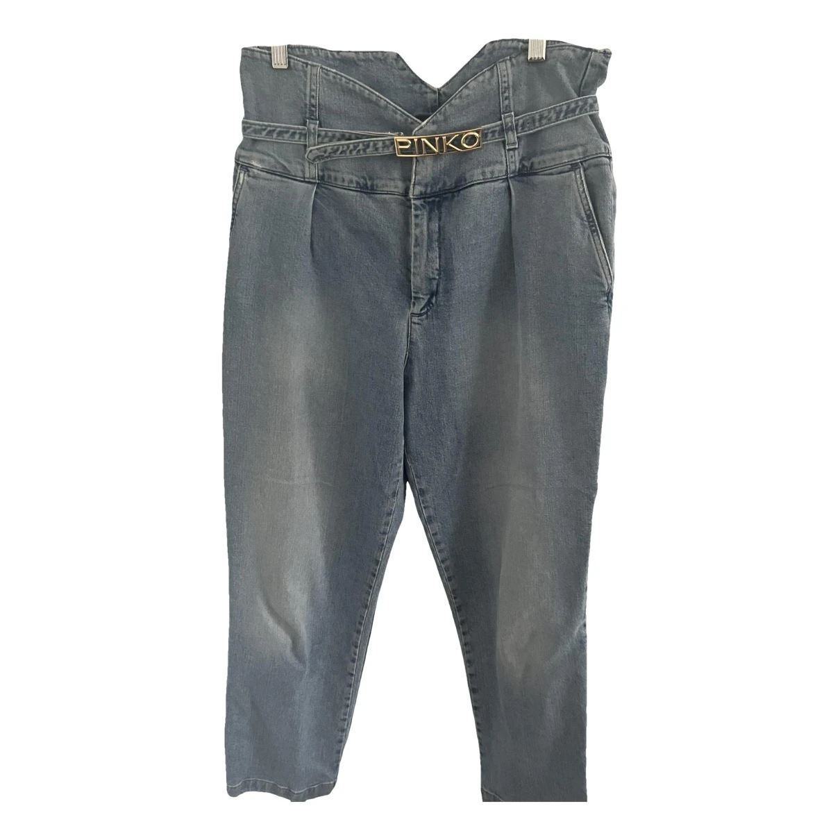 Pre-owned Pinko Large Jeans In Blue
