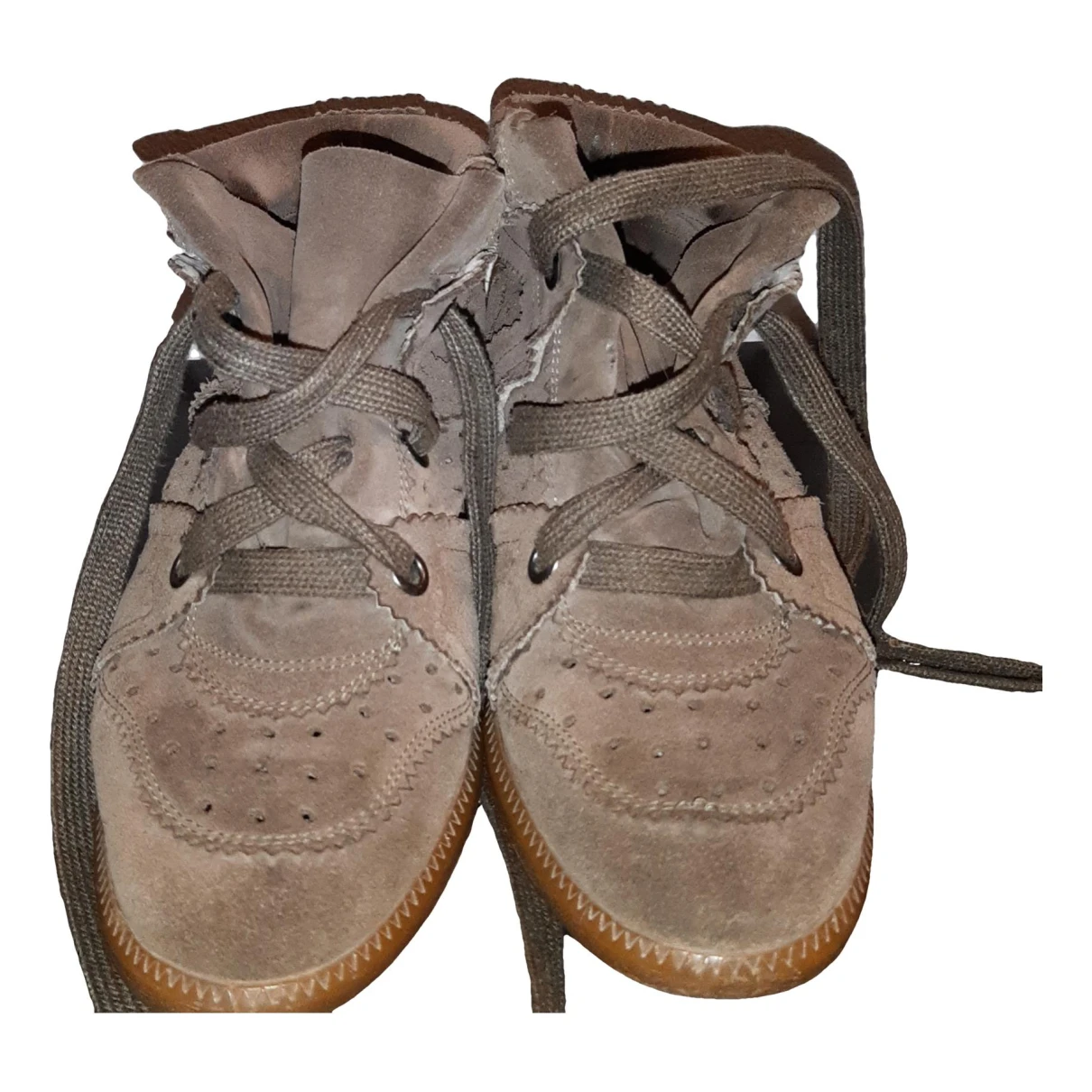 Pre-owned Isabel Marant Trainers In Khaki