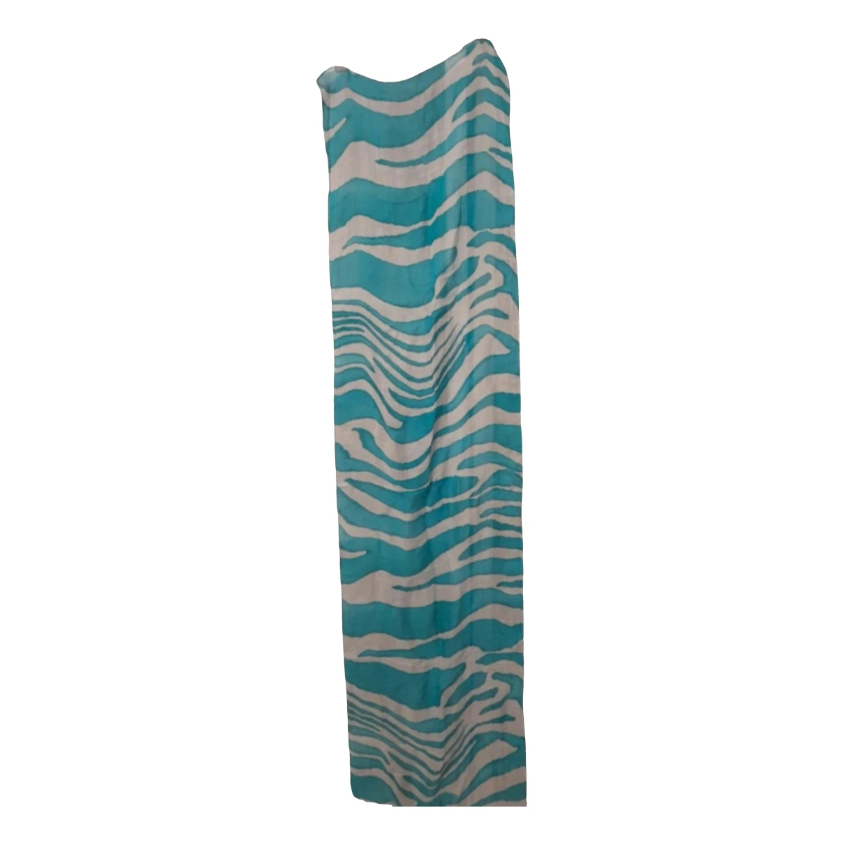 Pre-owned Luisa Spagnoli Scarf In Turquoise