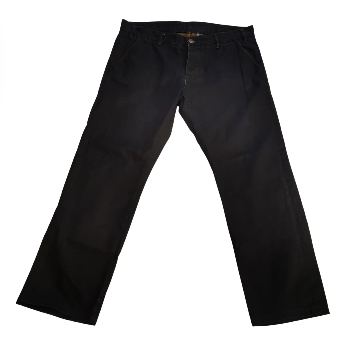 Pre-owned Devred Straight Jeans In Black