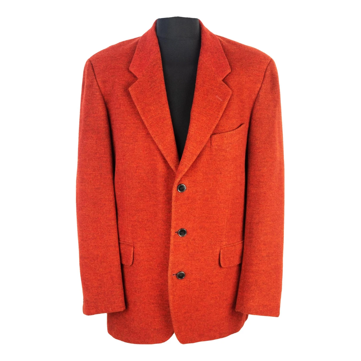 Pre-owned Kenzo Wool Vest In Orange