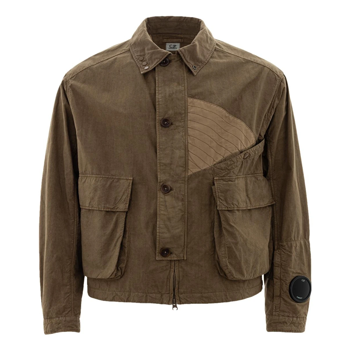 Pre-owned C.p. Company Jacket In Khaki