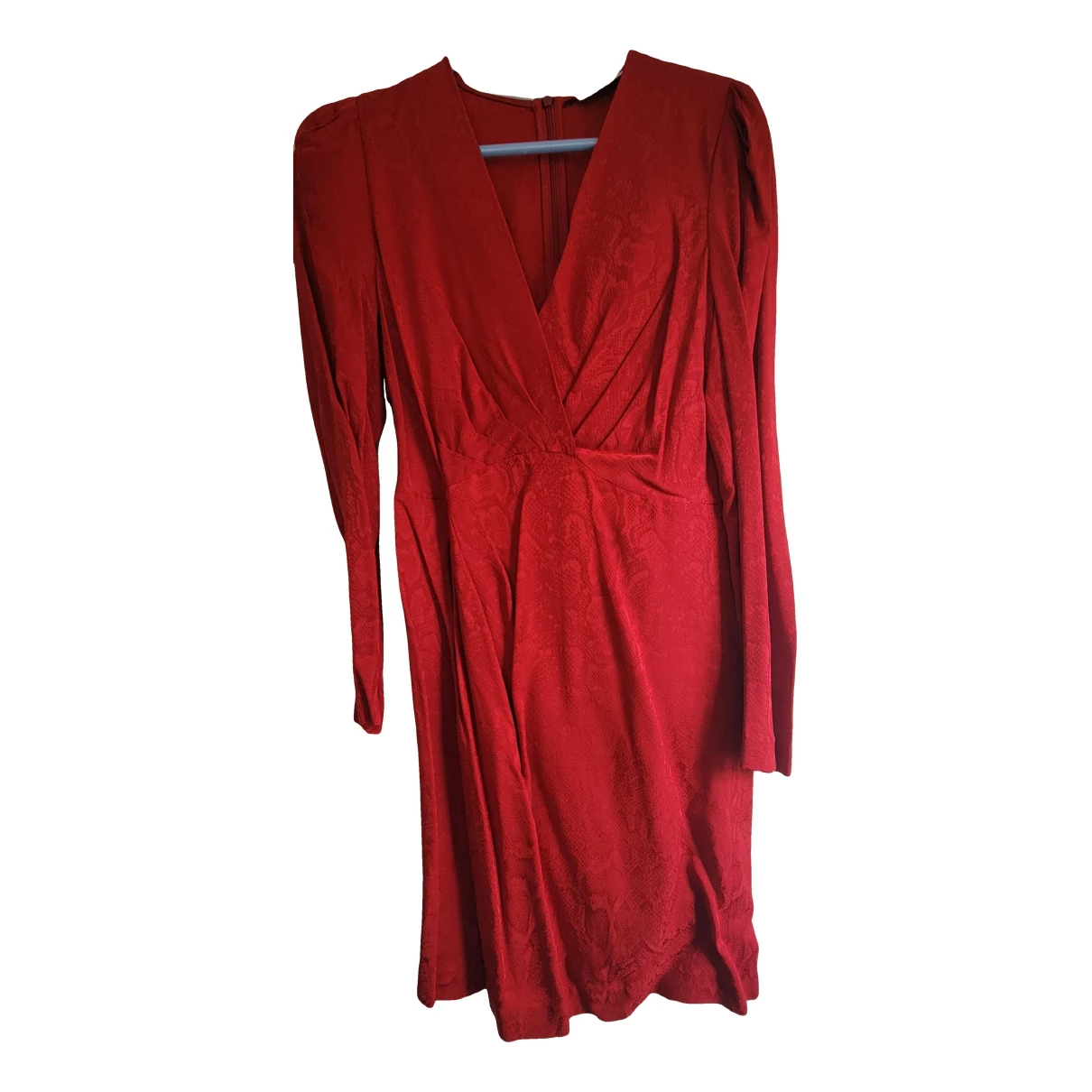 Pre-owned Sandro Mid-length Dress In Red