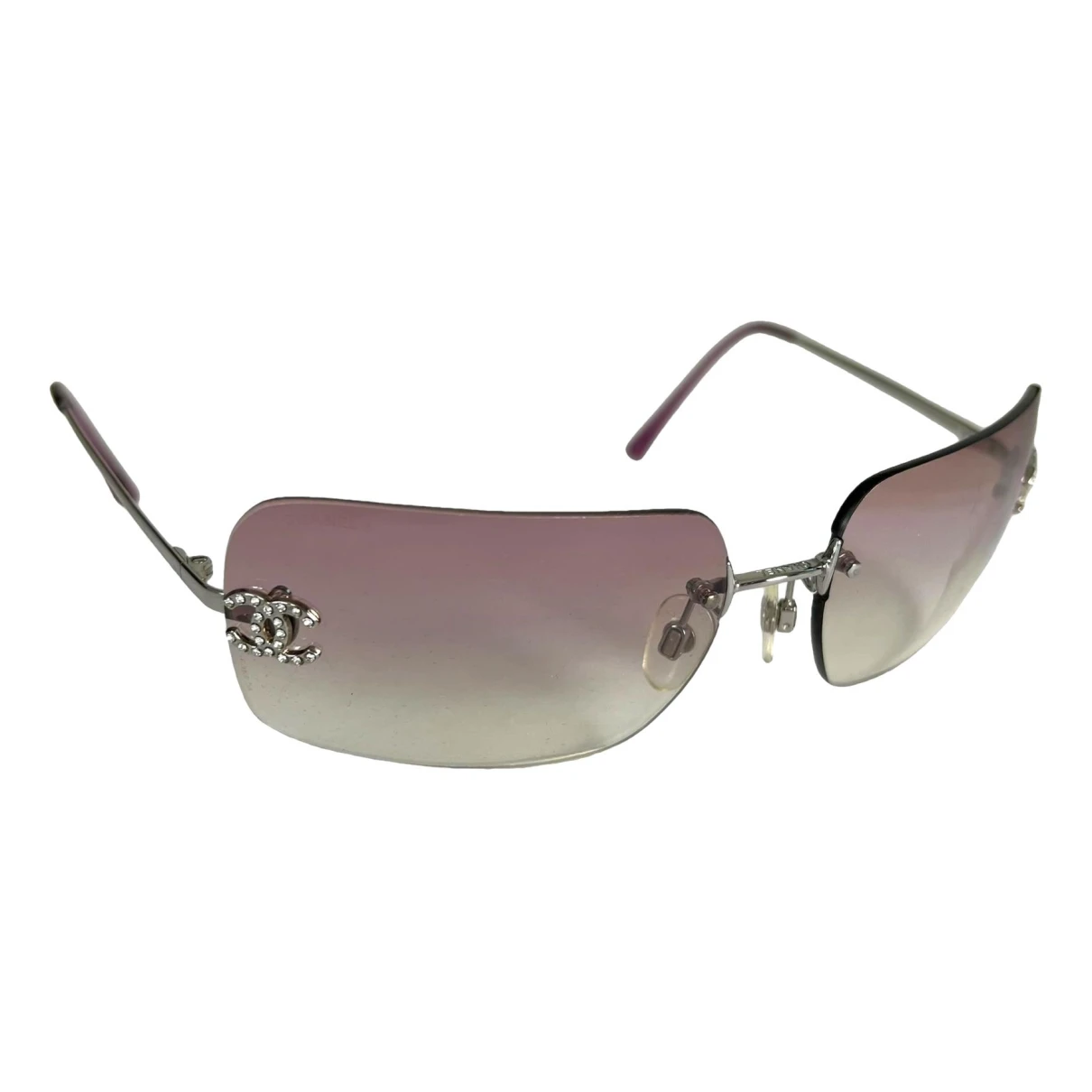 Pre-owned Chanel Sunglasses In Pink