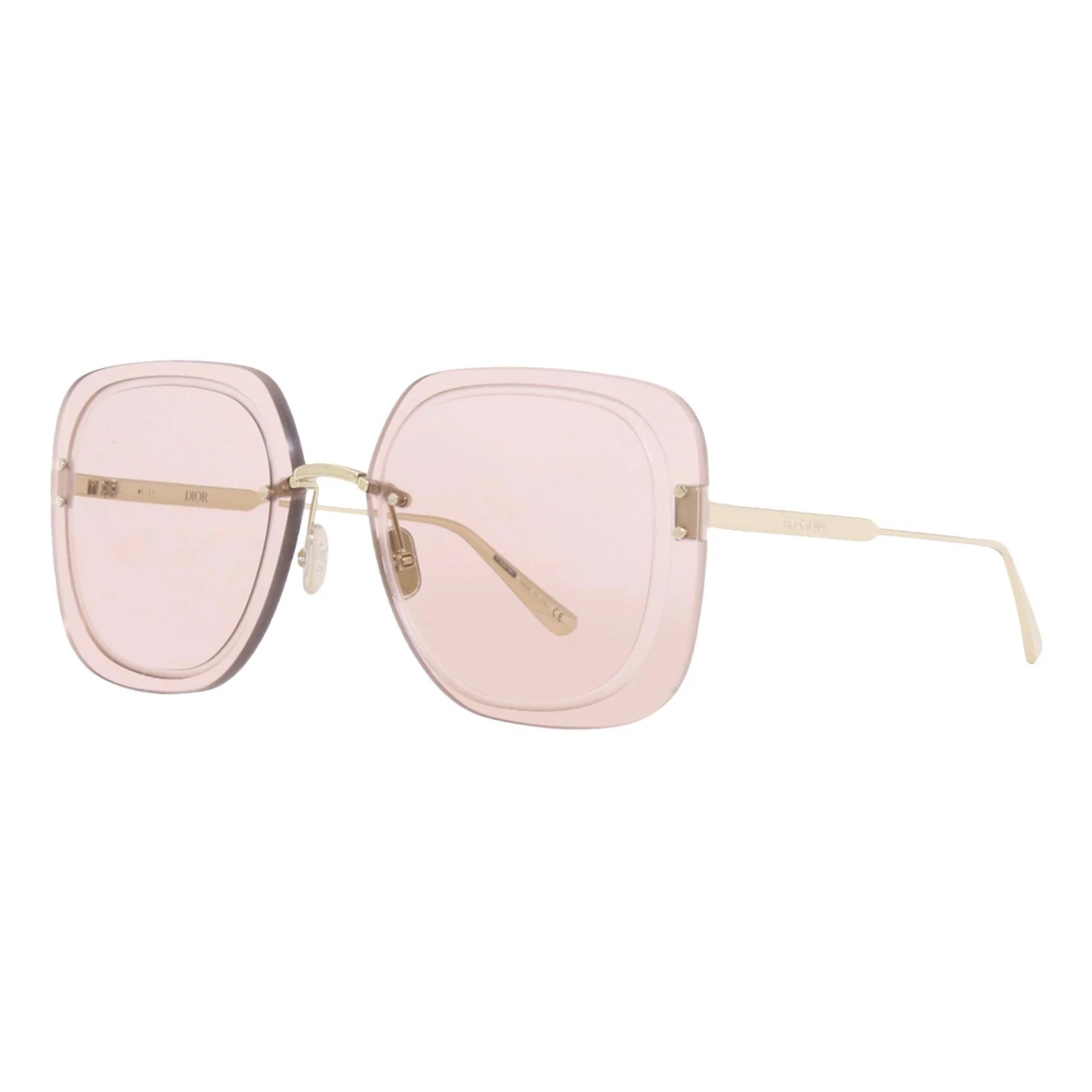 Pre-owned Dior Oversized Sunglasses In Pink